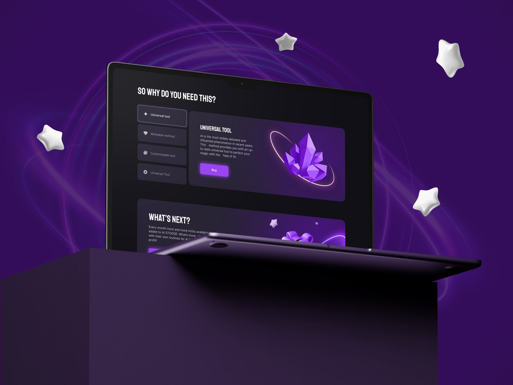 AI Stooge — Изображение №2 — Интерфейсы, Графика на Dprofile