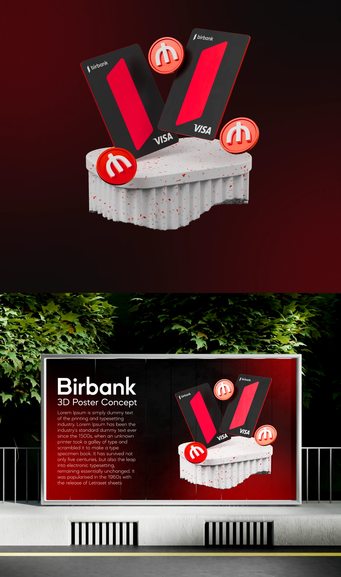 BirBank 3D Composition — Изображение №1 — 3D, Анимация на Dprofile