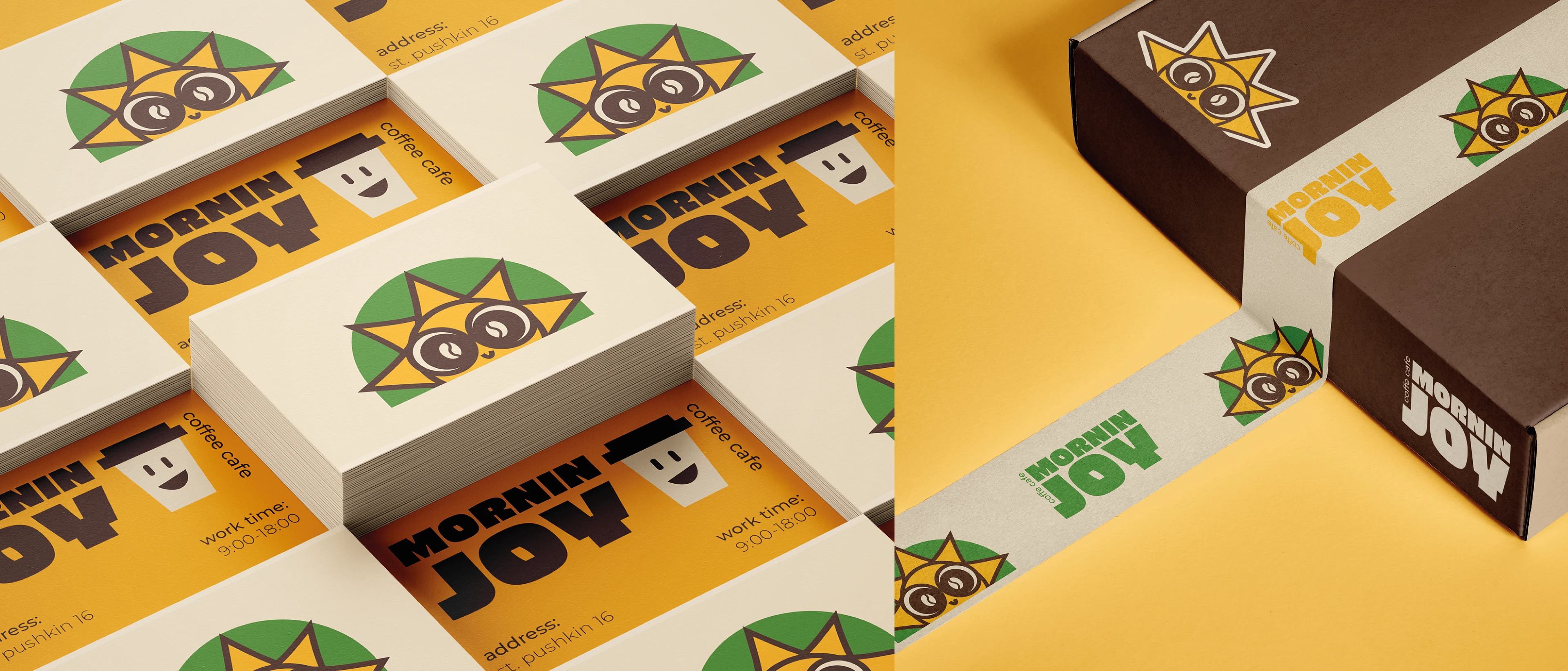 MORNIN JOY | LOGO DESIGN & BRAND IDENTITY — Изображение №3 — Брендинг на Dprofile