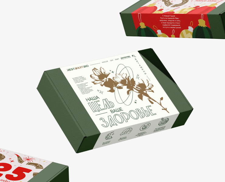 RESTARTBIO | packaging, digital and event products — Брендинг, Графика на Dprofile