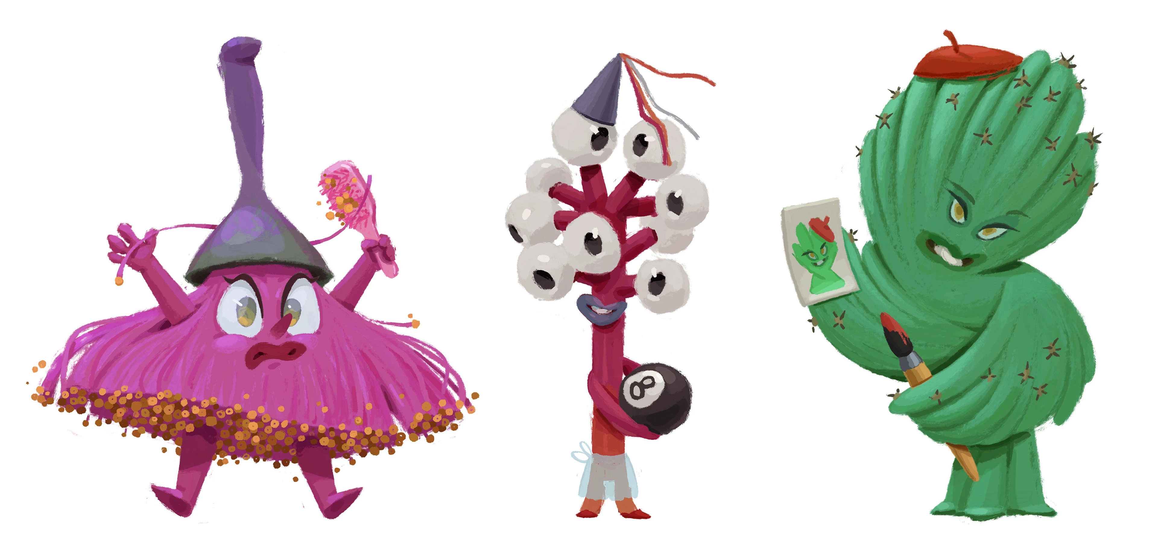 Три растения — Изображение №1 — Иллюстрация на Dprofile