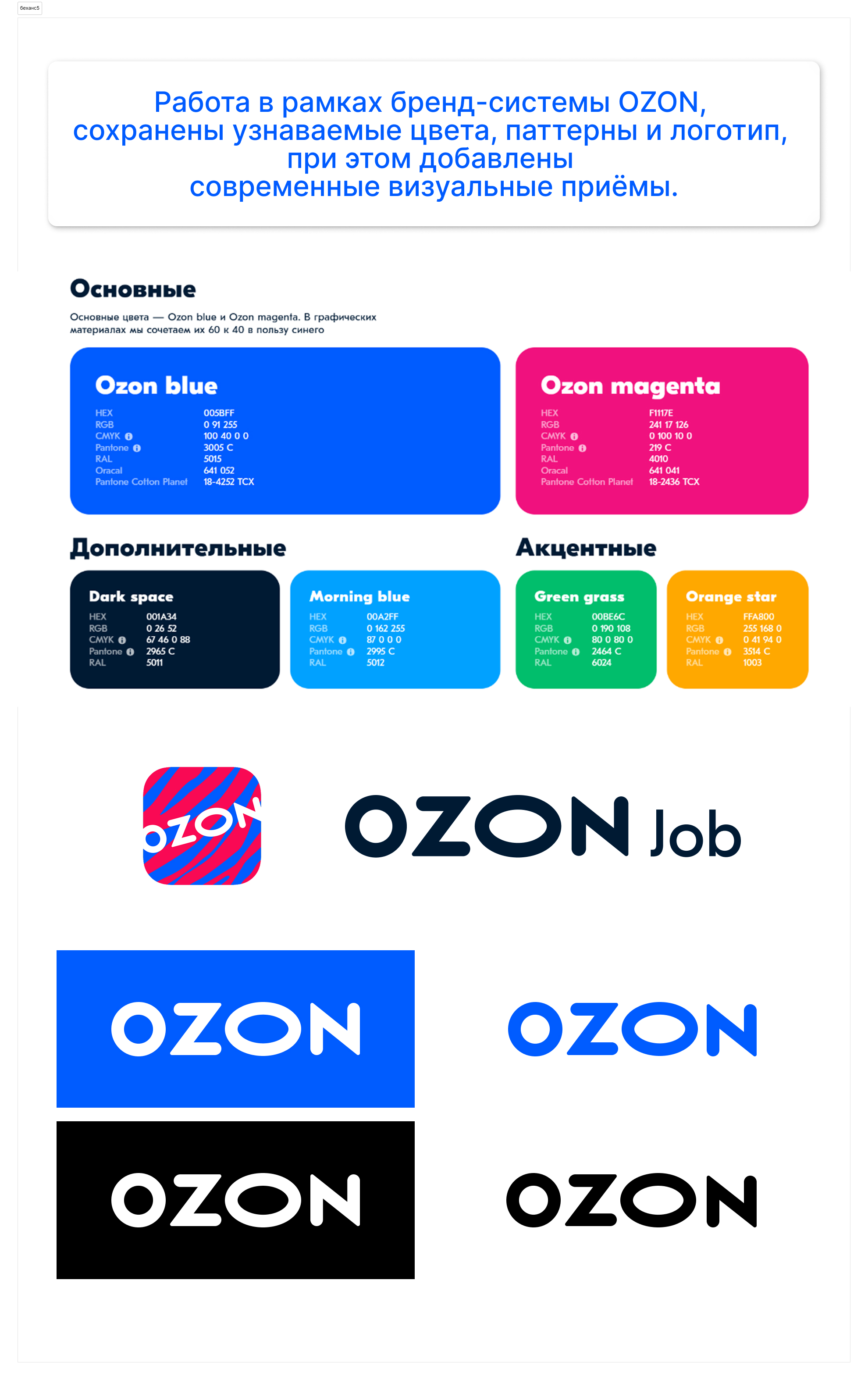 Обновление промостраницы OZON — Изображение №4 — Интерфейсы, Брендинг на Dprofile