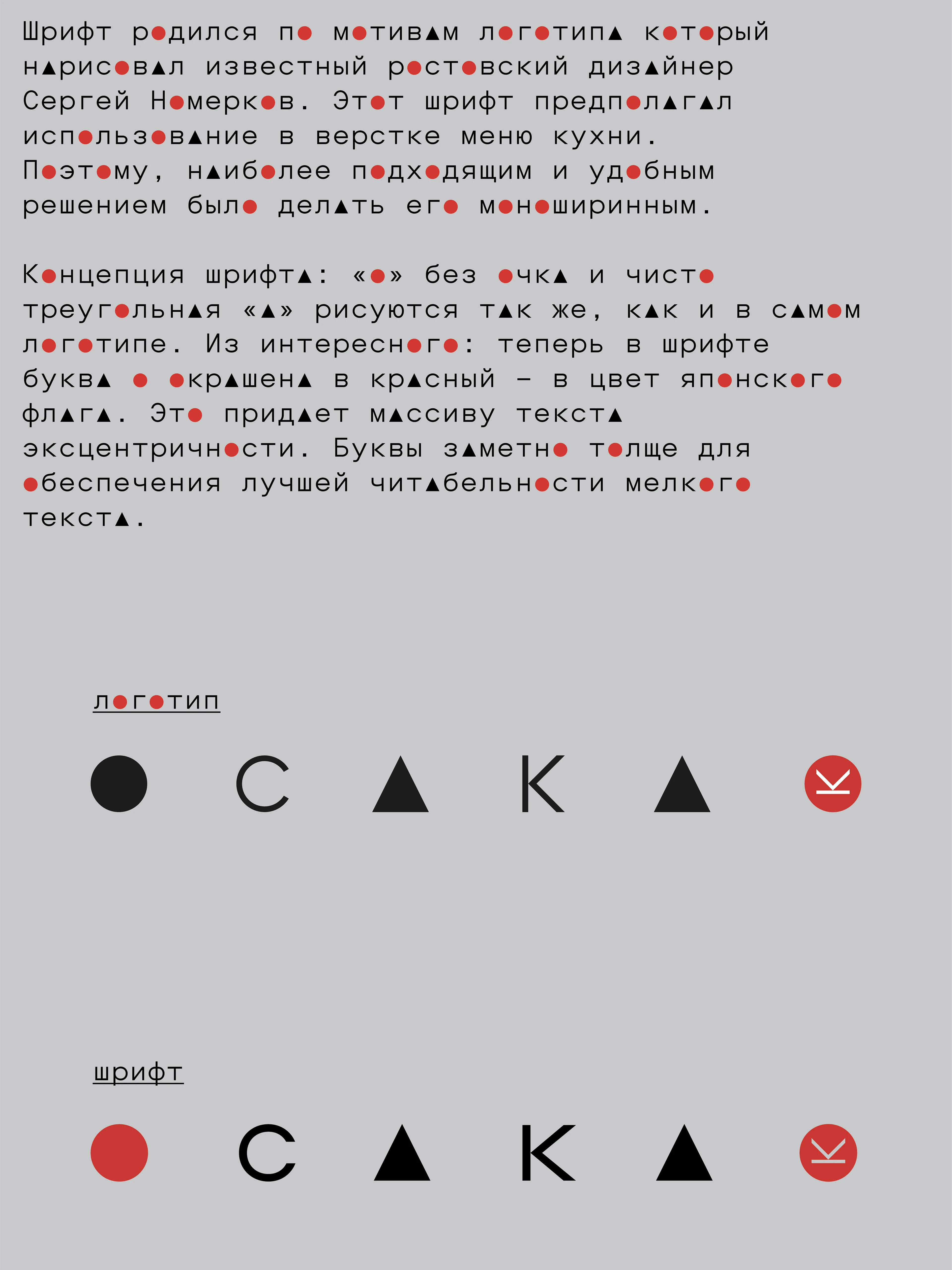 Фирменный шрифт для сети ресторанов Осака — Изображение №3 — Брендинг, Графика на Dprofile