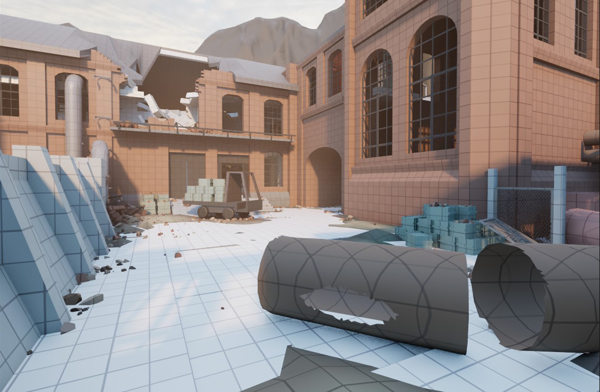 Заброшенный научно-исследовательский комплекс. — Изображение №31 — Иллюстрация, 3D на Dprofile