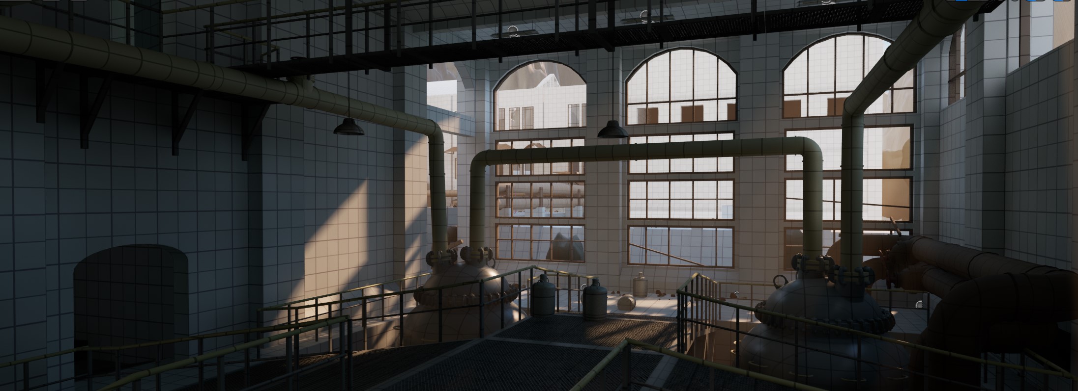 Заброшенный научно-исследовательский комплекс. — Изображение №16 — Иллюстрация, 3D на Dprofile