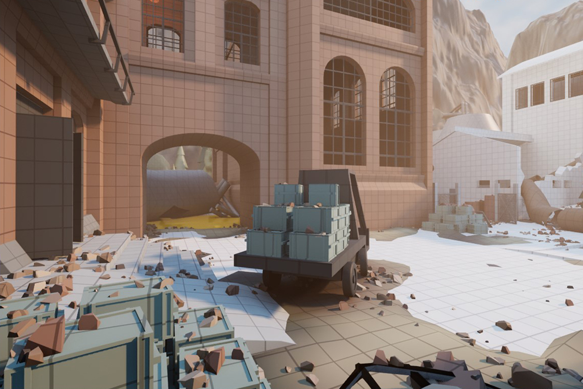 Заброшенный научно-исследовательский комплекс. — Изображение №30 — Иллюстрация, 3D на Dprofile