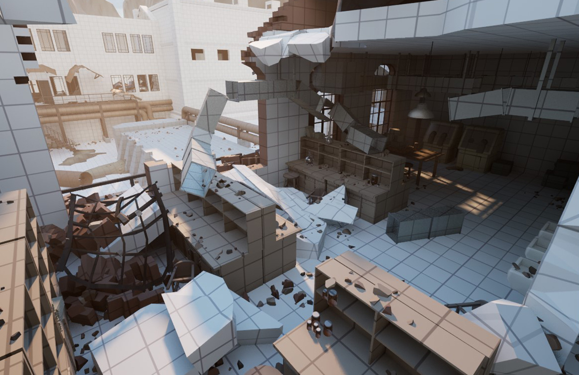 Заброшенный научно-исследовательский комплекс. — Изображение №21 — Иллюстрация, 3D на Dprofile