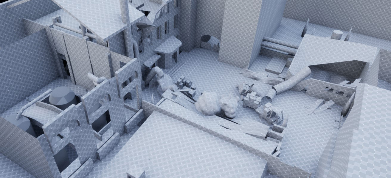 Заброшенный научно-исследовательский комплекс. — Изображение №5 — Иллюстрация, 3D на Dprofile