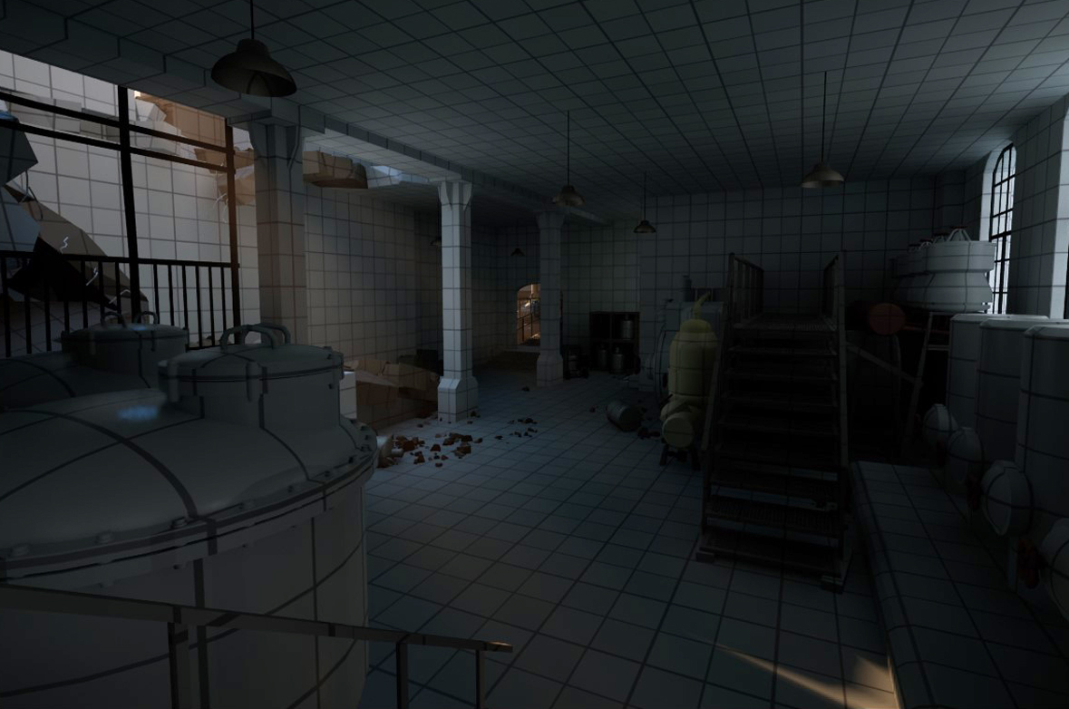 Заброшенный научно-исследовательский комплекс. — Изображение №19 — Иллюстрация, 3D на Dprofile