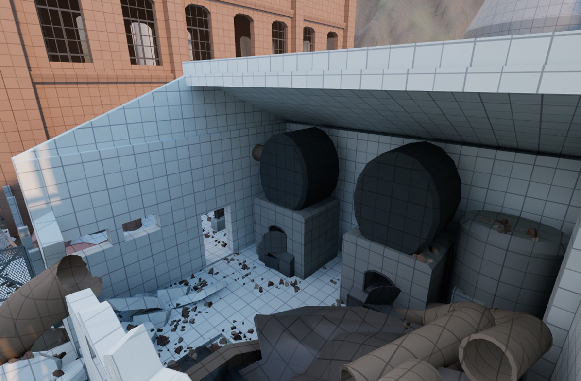 Заброшенный научно-исследовательский комплекс. — Изображение №35 — Иллюстрация, 3D на Dprofile