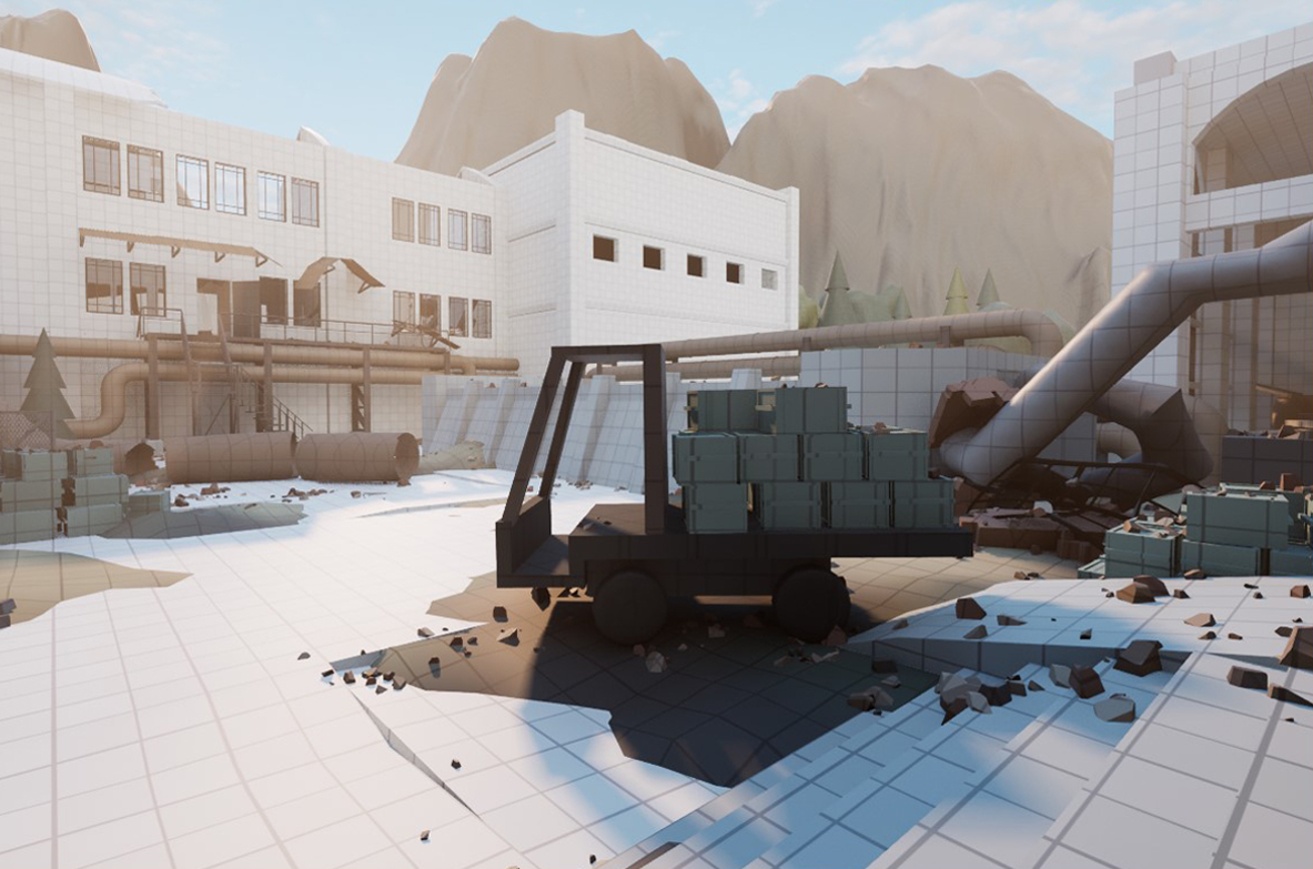 Заброшенный научно-исследовательский комплекс. — Изображение №29 — Иллюстрация, 3D на Dprofile