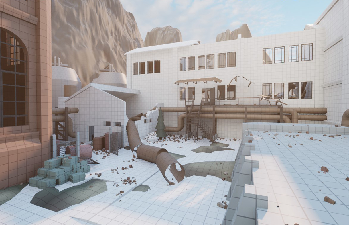 Заброшенный научно-исследовательский комплекс. — Изображение №32 — Иллюстрация, 3D на Dprofile