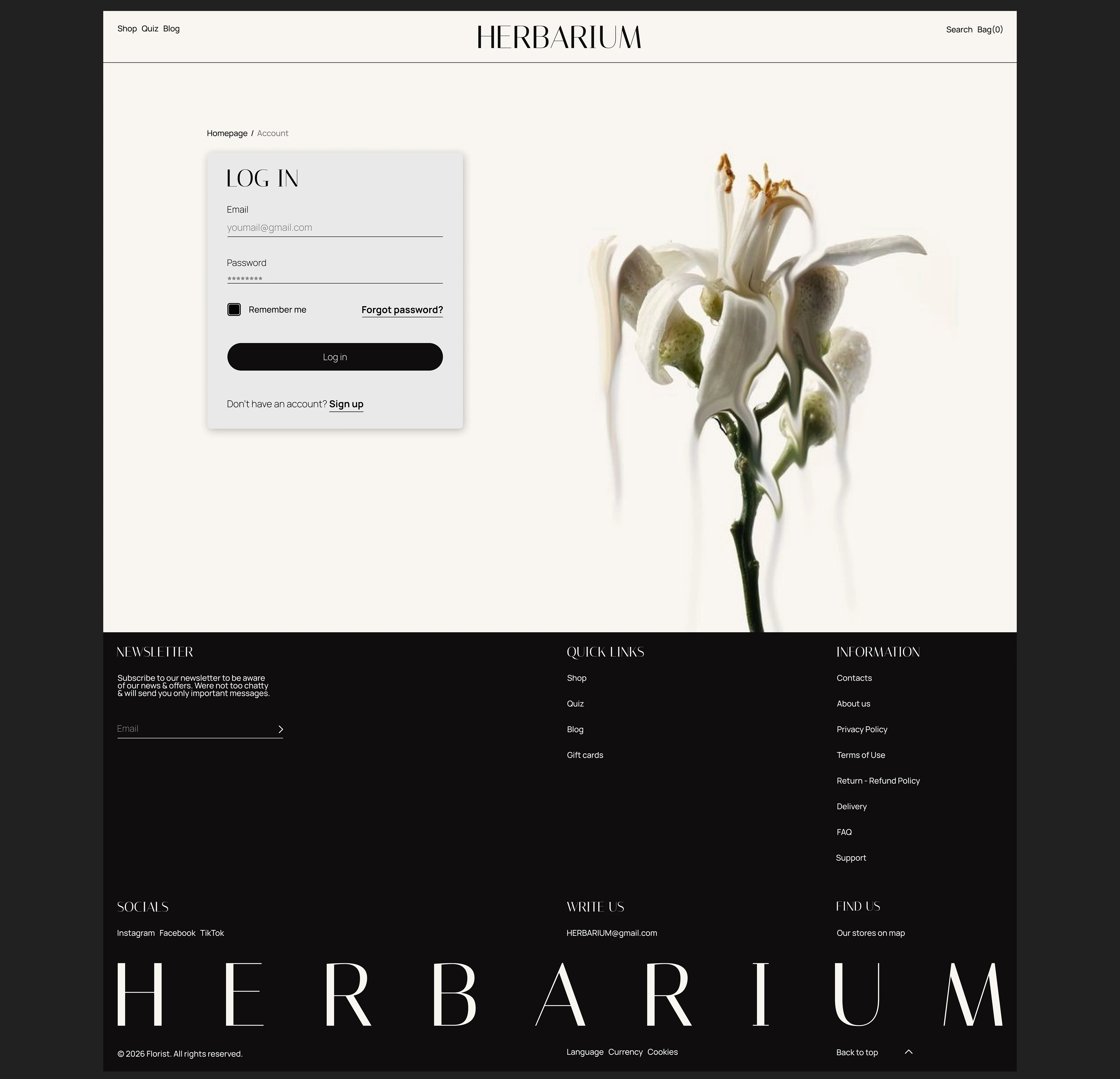 UX/UI DESIGN/HERBARIUM — Изображение №7 — Интерфейсы, Брендинг на Dprofile