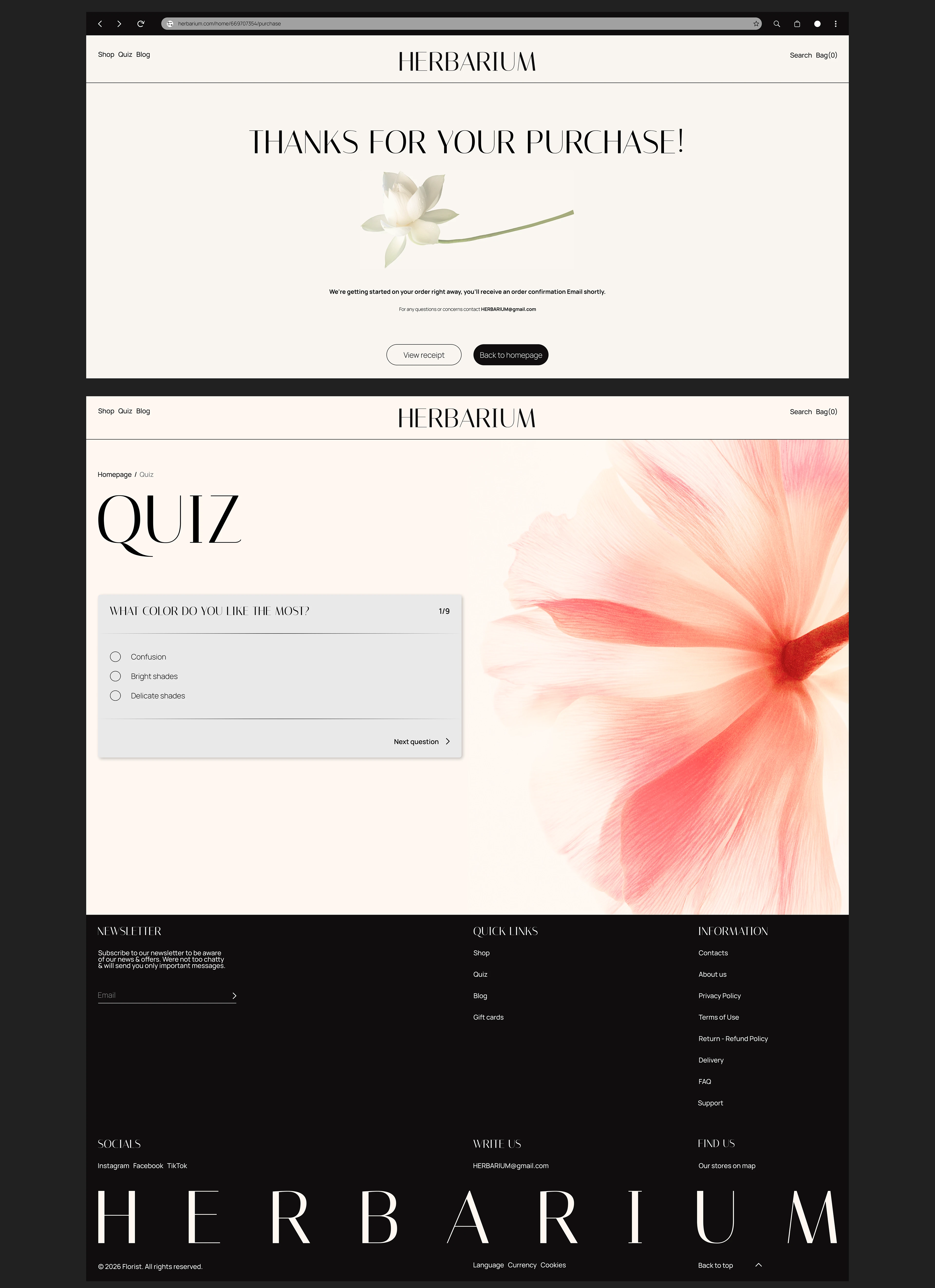 UX/UI DESIGN/HERBARIUM — Изображение №10 — Интерфейсы, Брендинг на Dprofile
