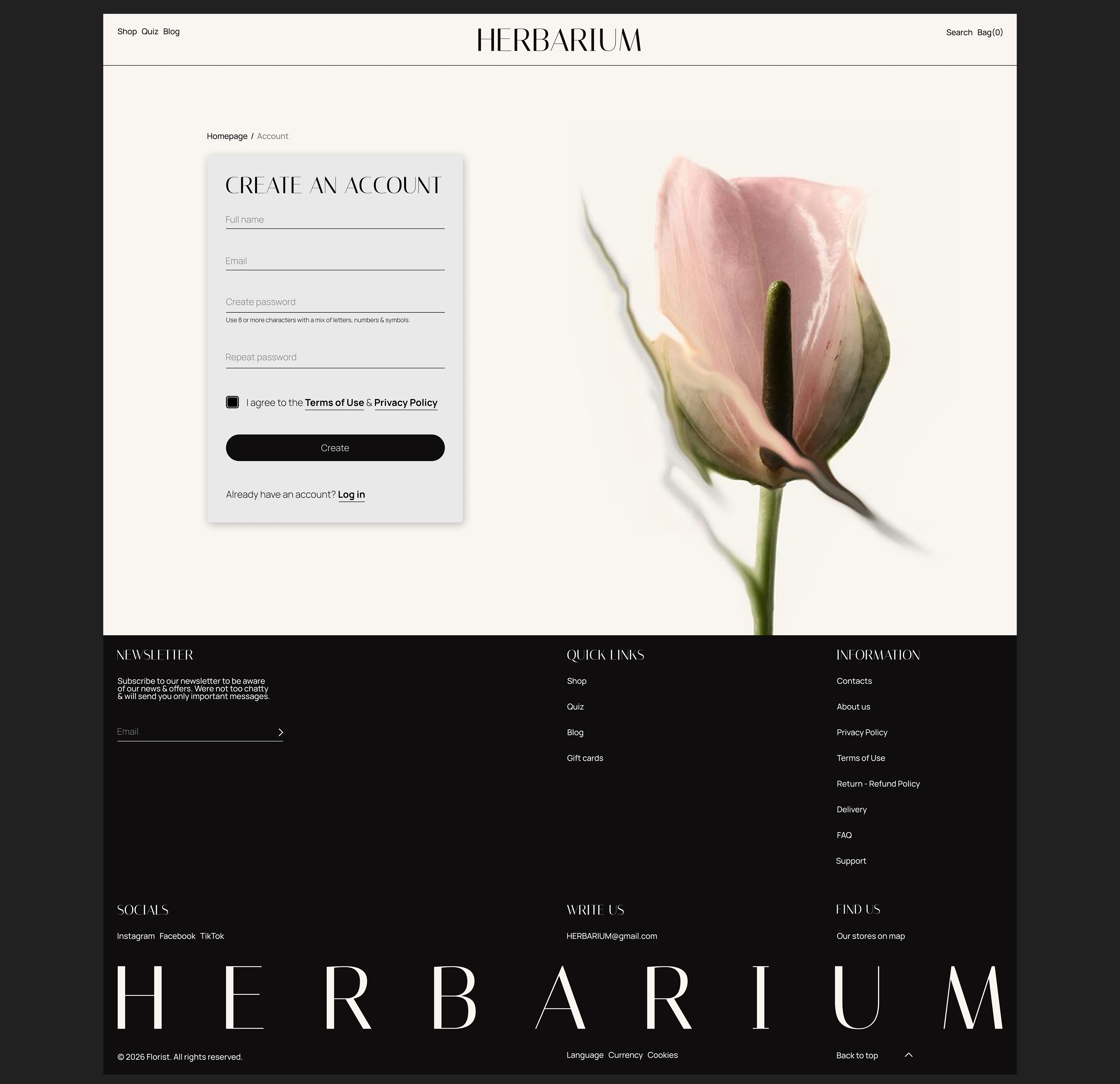 UX/UI DESIGN/HERBARIUM — Изображение №8 — Интерфейсы, Брендинг на Dprofile