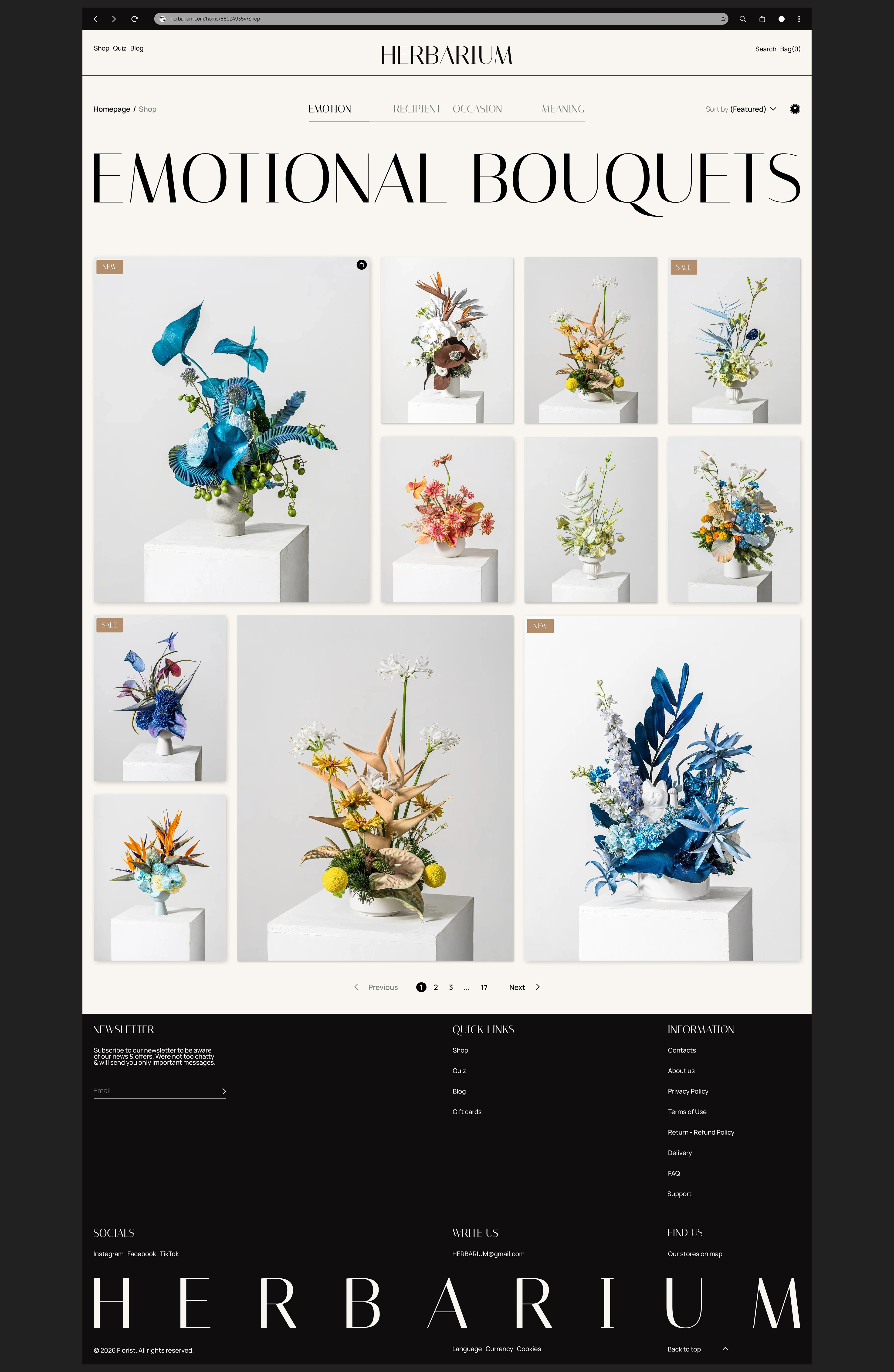 UX/UI DESIGN/HERBARIUM — Изображение №3 — Интерфейсы, Брендинг на Dprofile