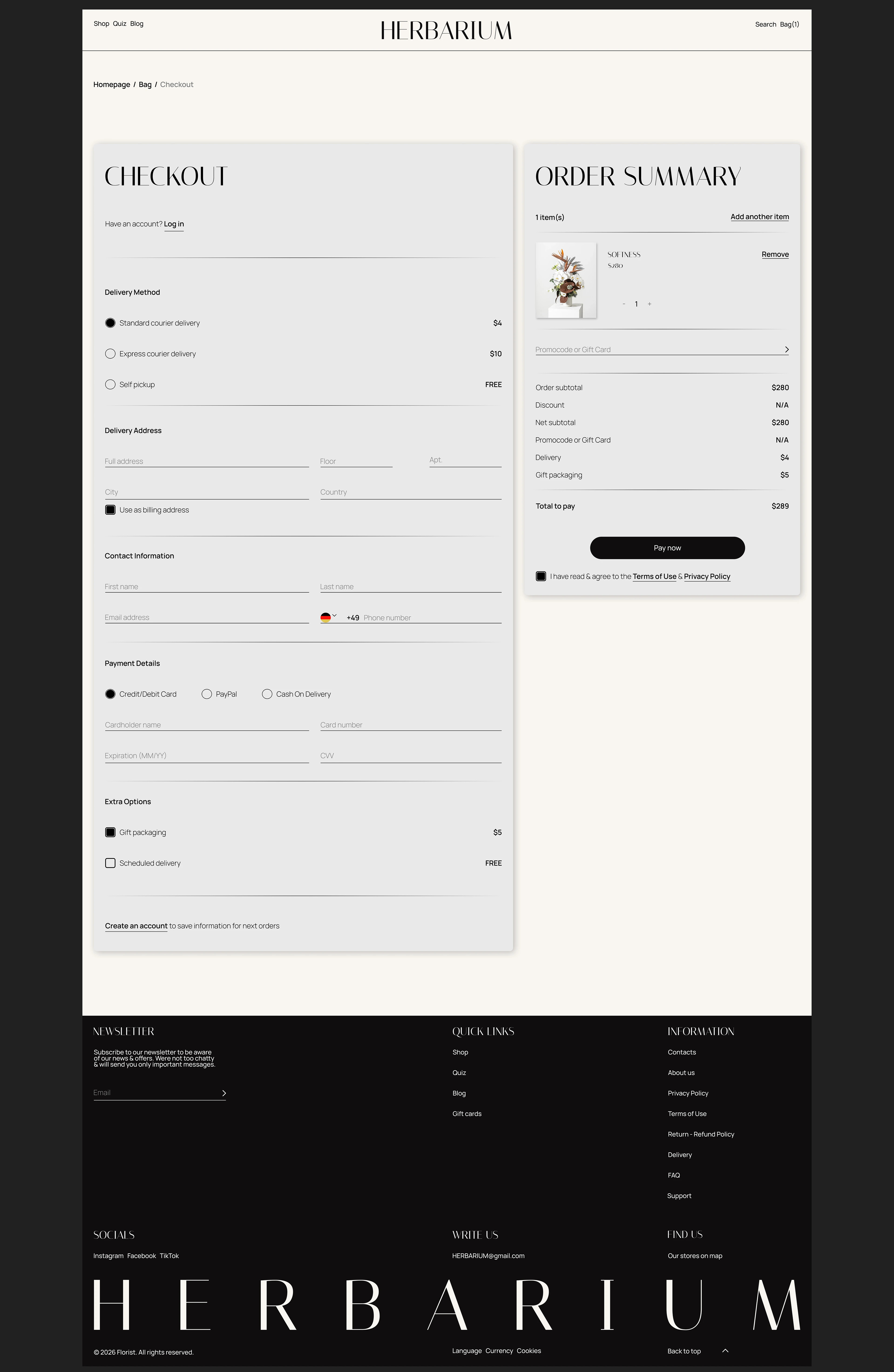 UX/UI DESIGN/HERBARIUM — Изображение №9 — Интерфейсы, Брендинг на Dprofile