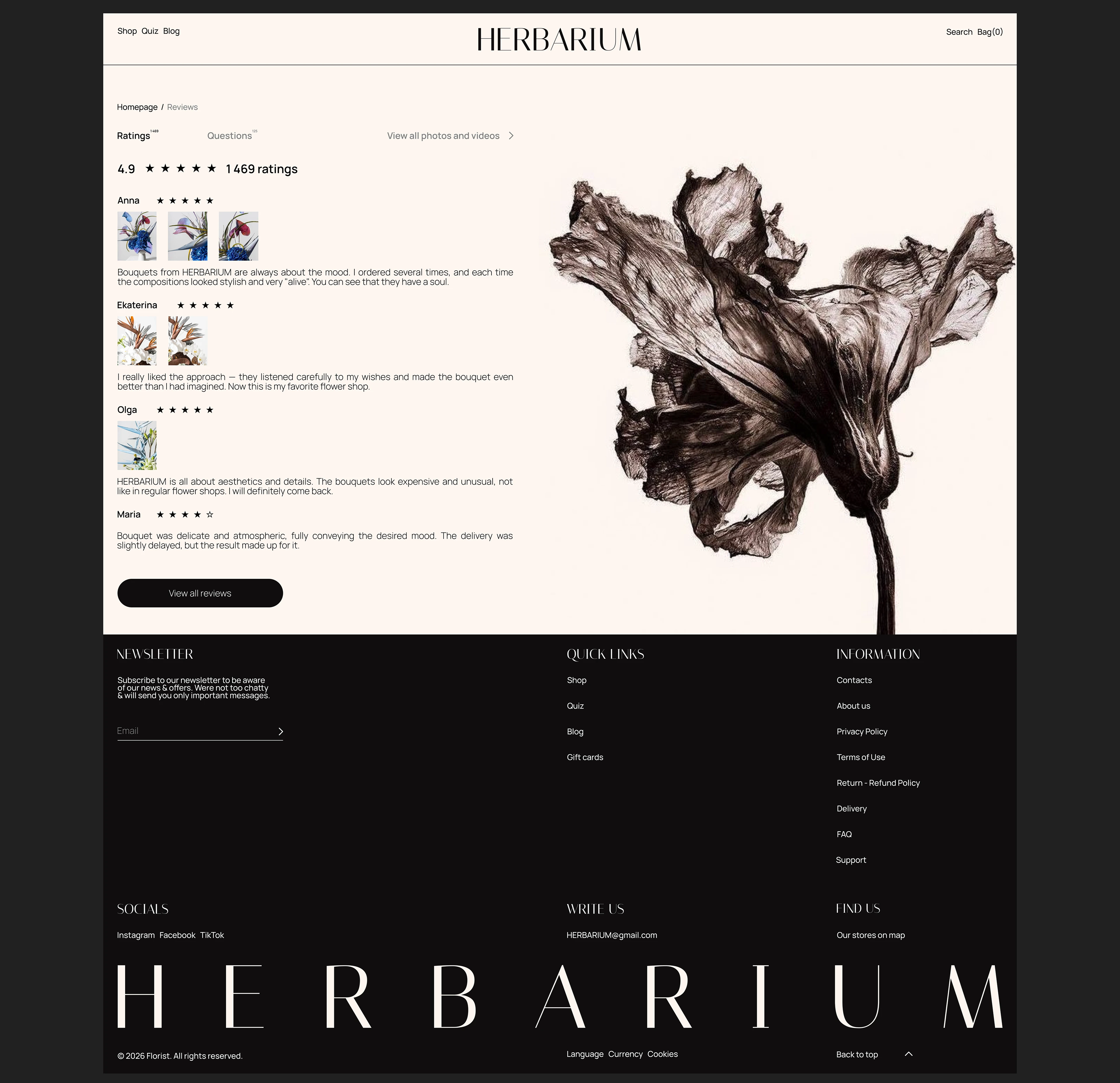 UX/UI DESIGN/HERBARIUM — Изображение №11 — Интерфейсы, Брендинг на Dprofile