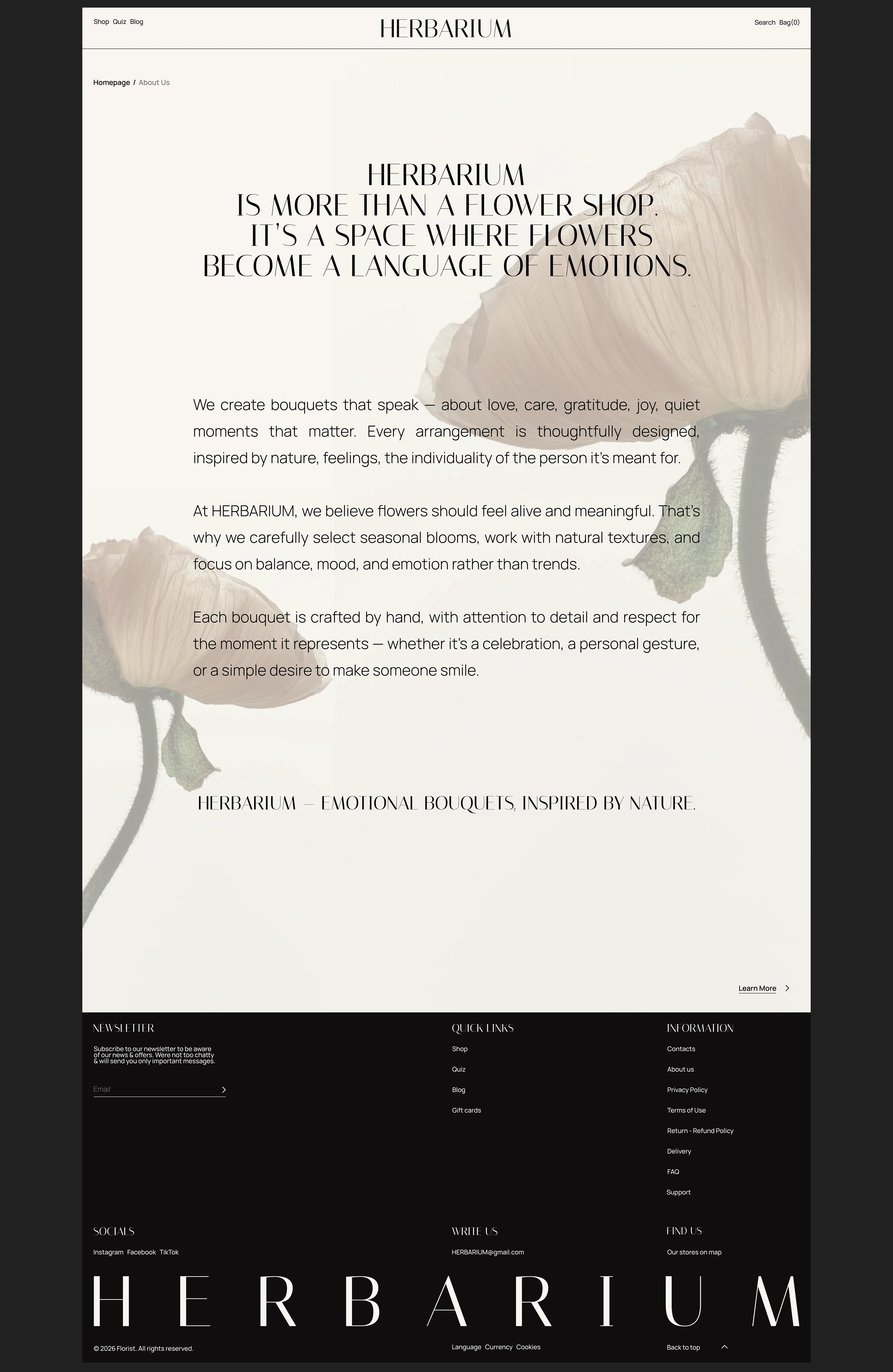 UX/UI DESIGN/HERBARIUM — Изображение №2 — Интерфейсы, Брендинг на Dprofile