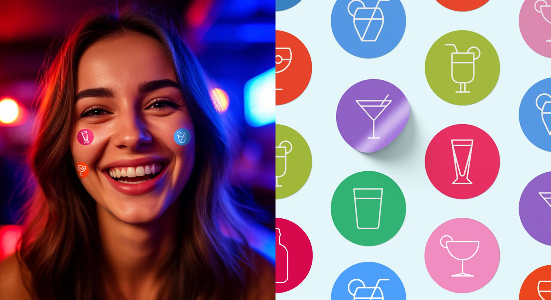 Bar Hopping  | Айдентика, landing page — Изображение №9 — Интерфейсы, Брендинг на Dprofile