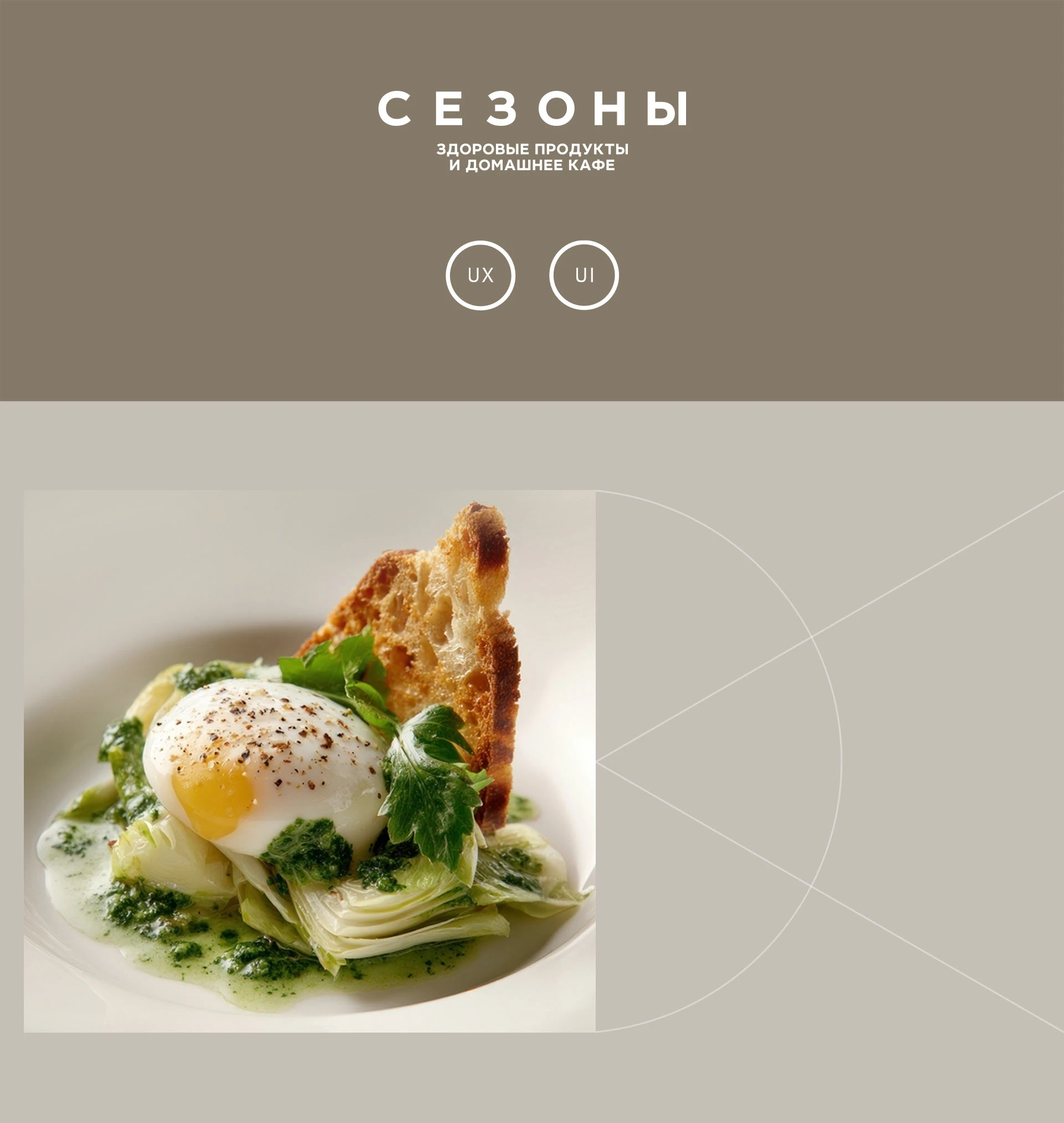 СЕЗОНЫ | Дизайн сайта для кафе — Изображение №1 — Интерфейсы на Dprofile