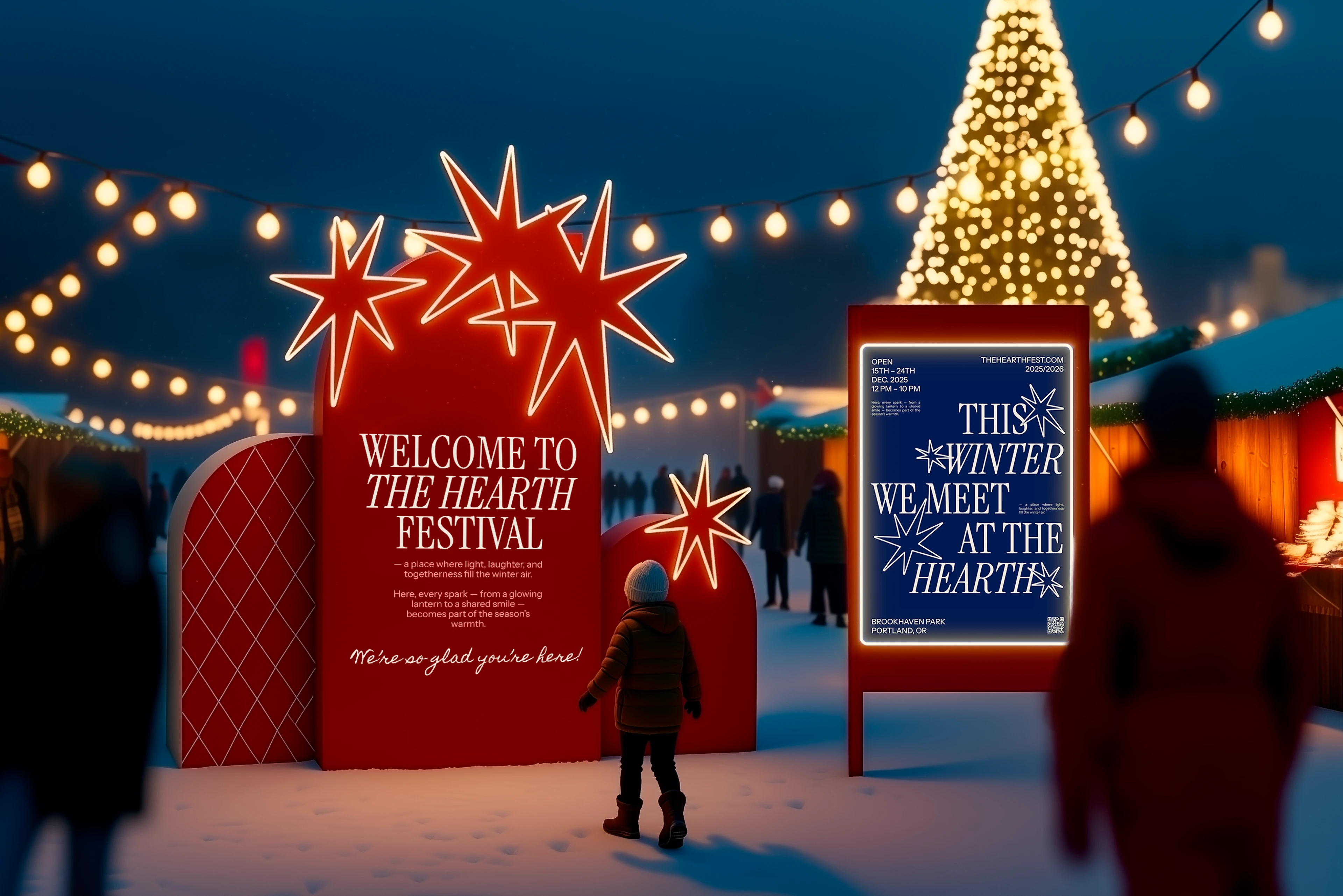 The Hearth — Зимняя айдентика и визуальная система — Изображение №1 — Брендинг, Графика на Dprofile