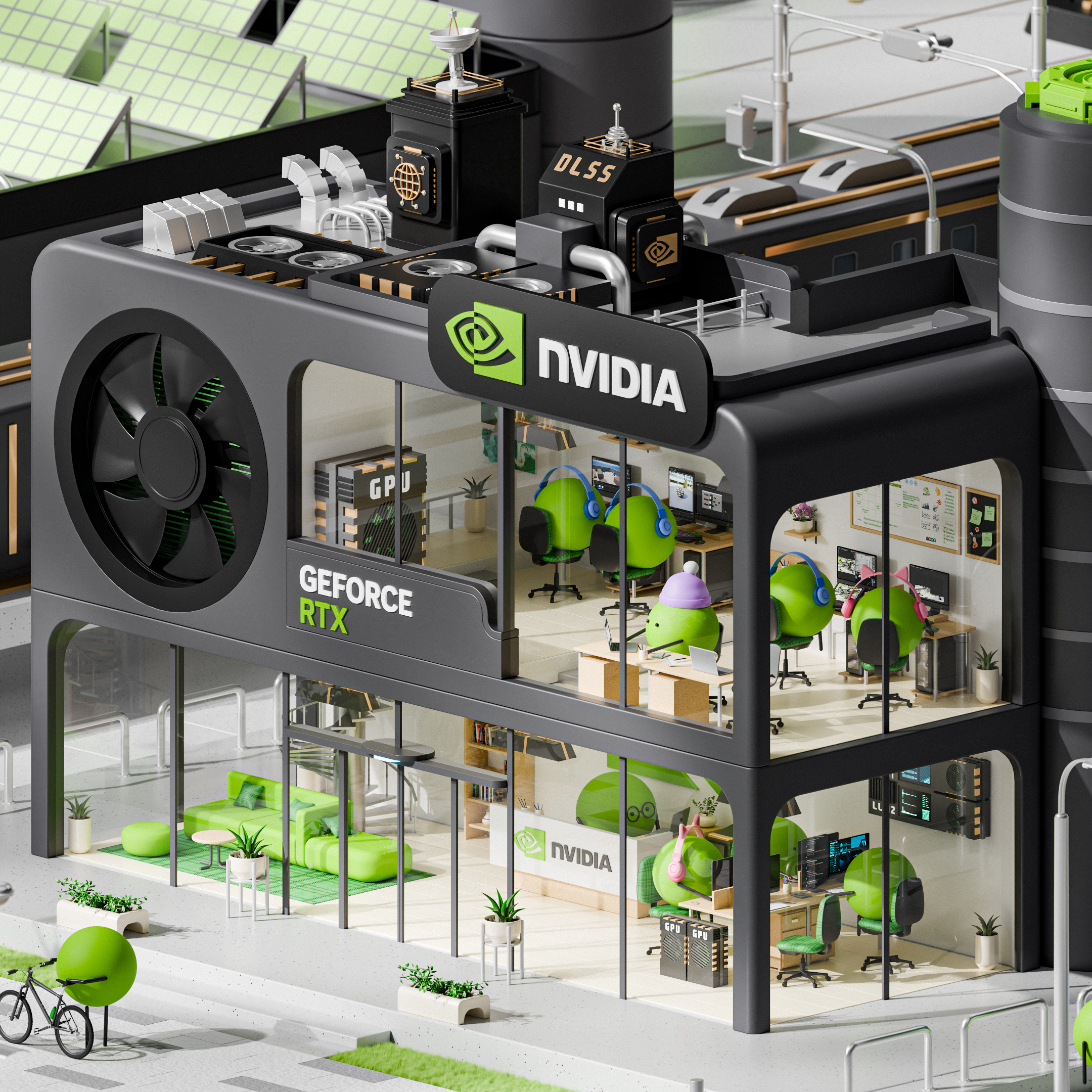Nvidia City — Изображение №14 — 3D, Анимация на Dprofile