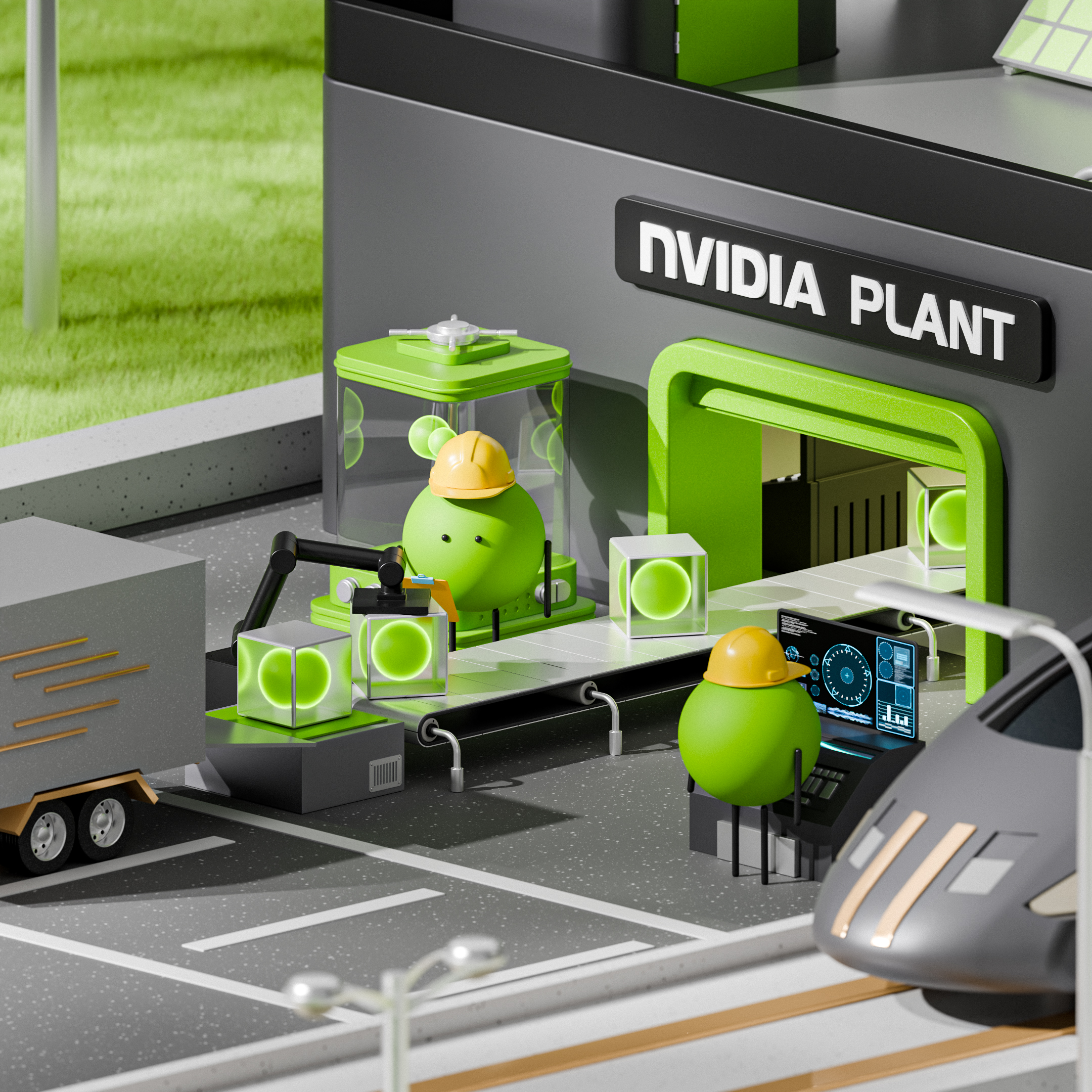 Nvidia City — Изображение №16 — 3D, Анимация на Dprofile