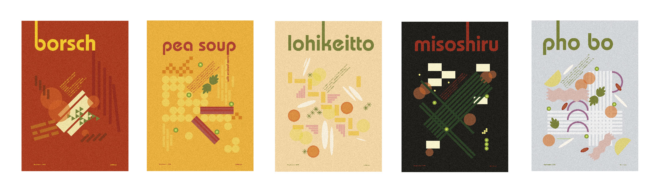 Серия плакатов "Супы" — Изображение №6 — Графика на Dprofile