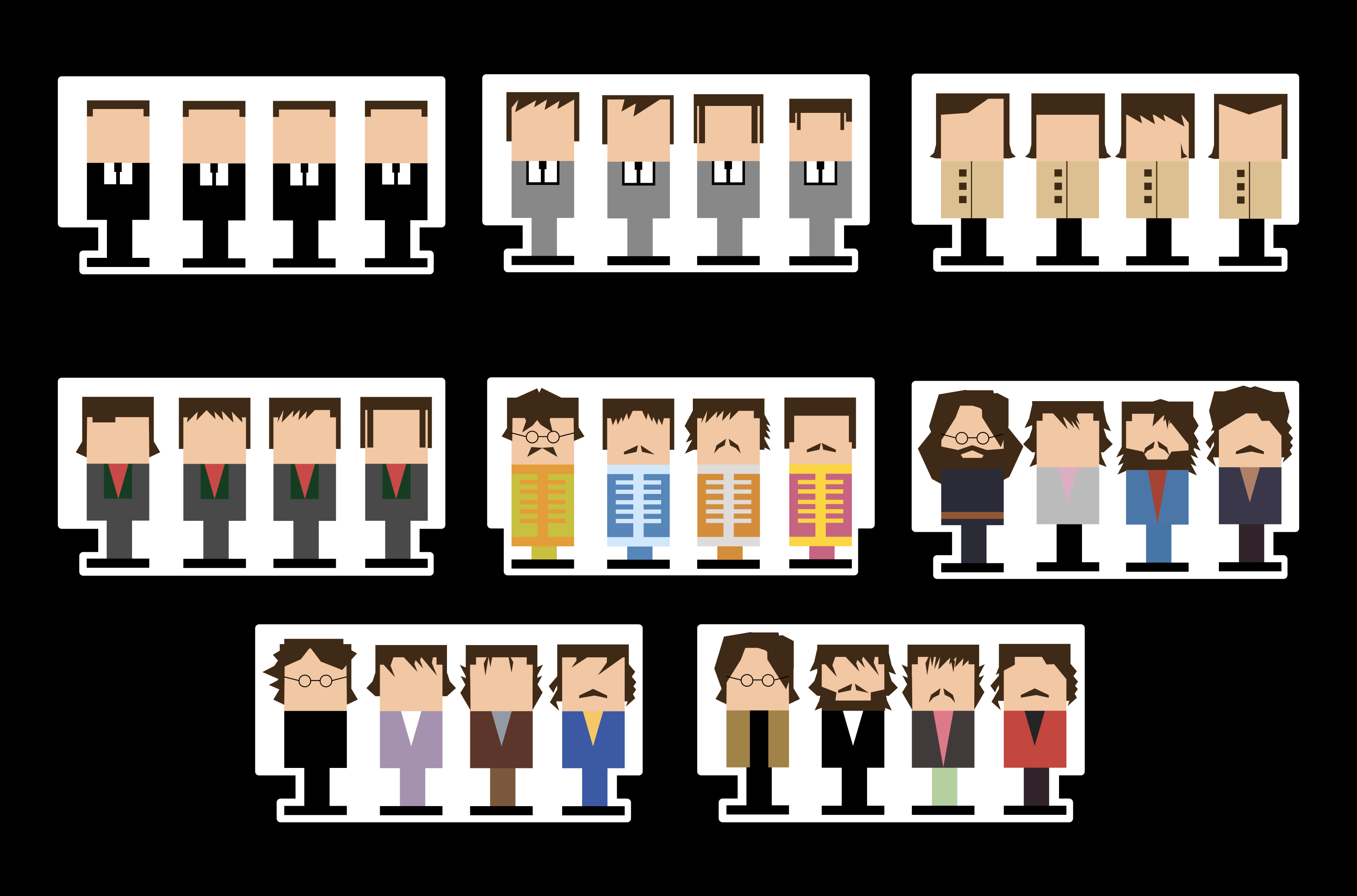 Постер «The Long and Winding Road: Путь The Beatles (1962-1970)» — Изображение №1 — Иллюстрация, Графика на Dprofile