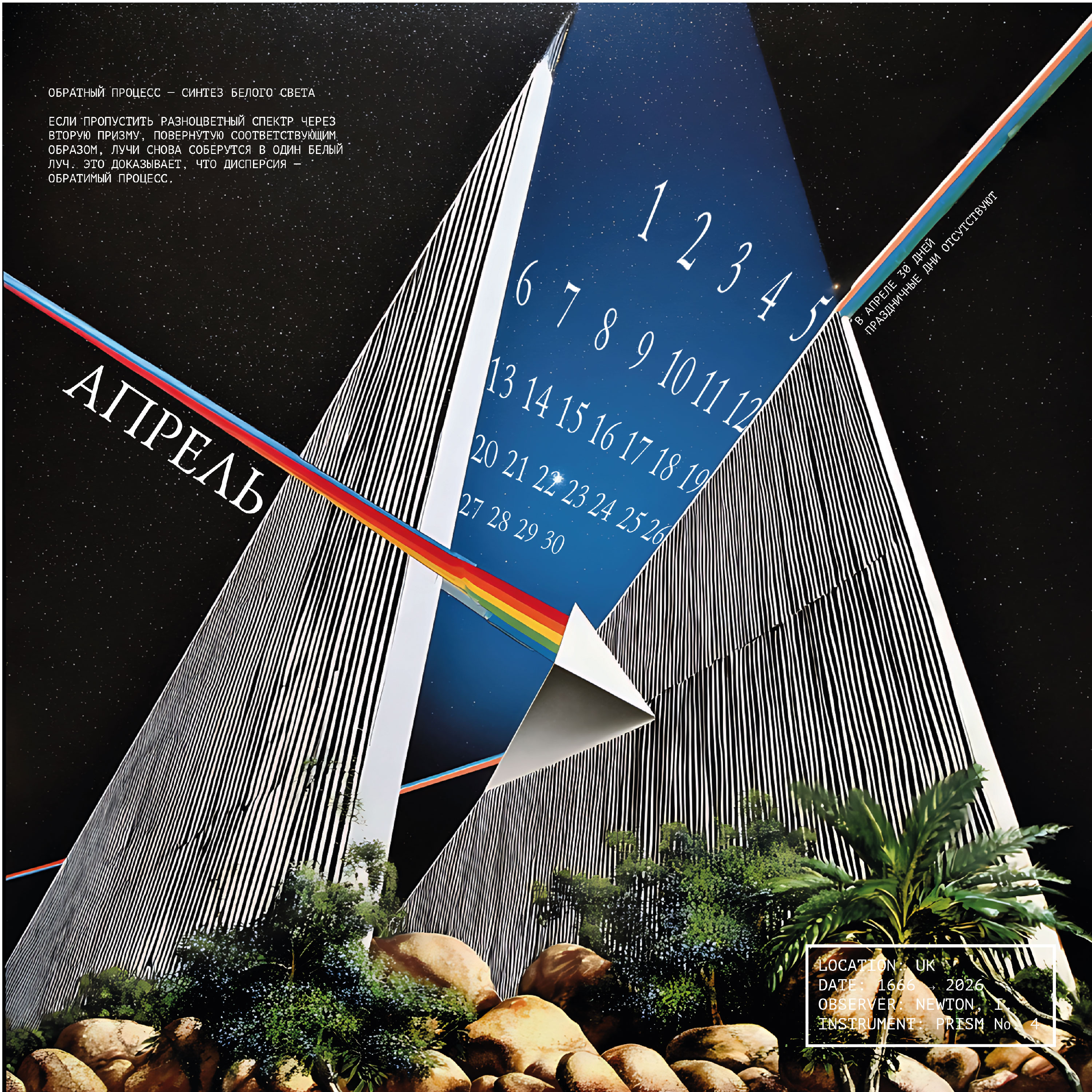Календарь 2026 "Дисперсия света" — Изображение №4 — Графика на Dprofile