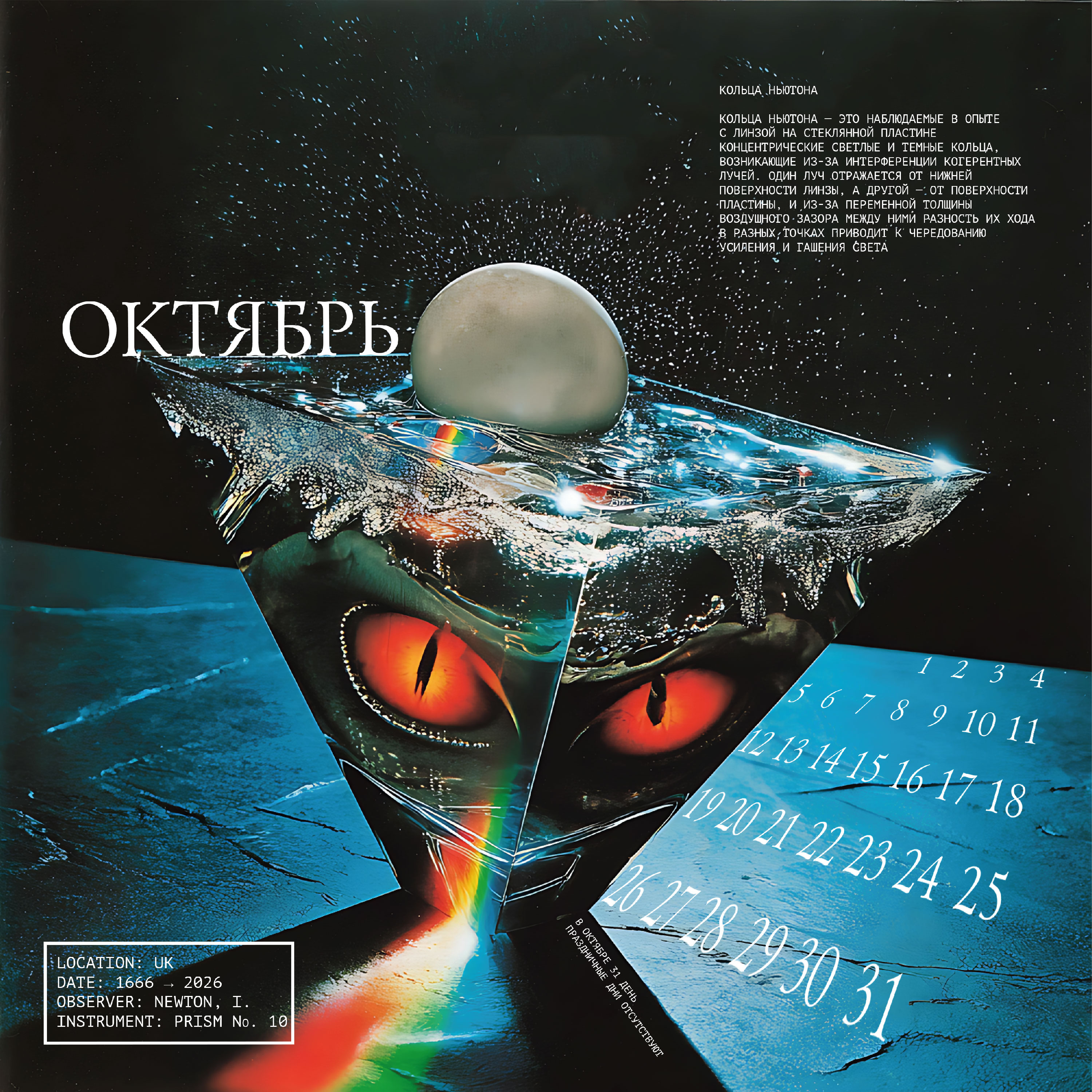 Календарь 2026 "Дисперсия света" — Изображение №10 — Графика на Dprofile