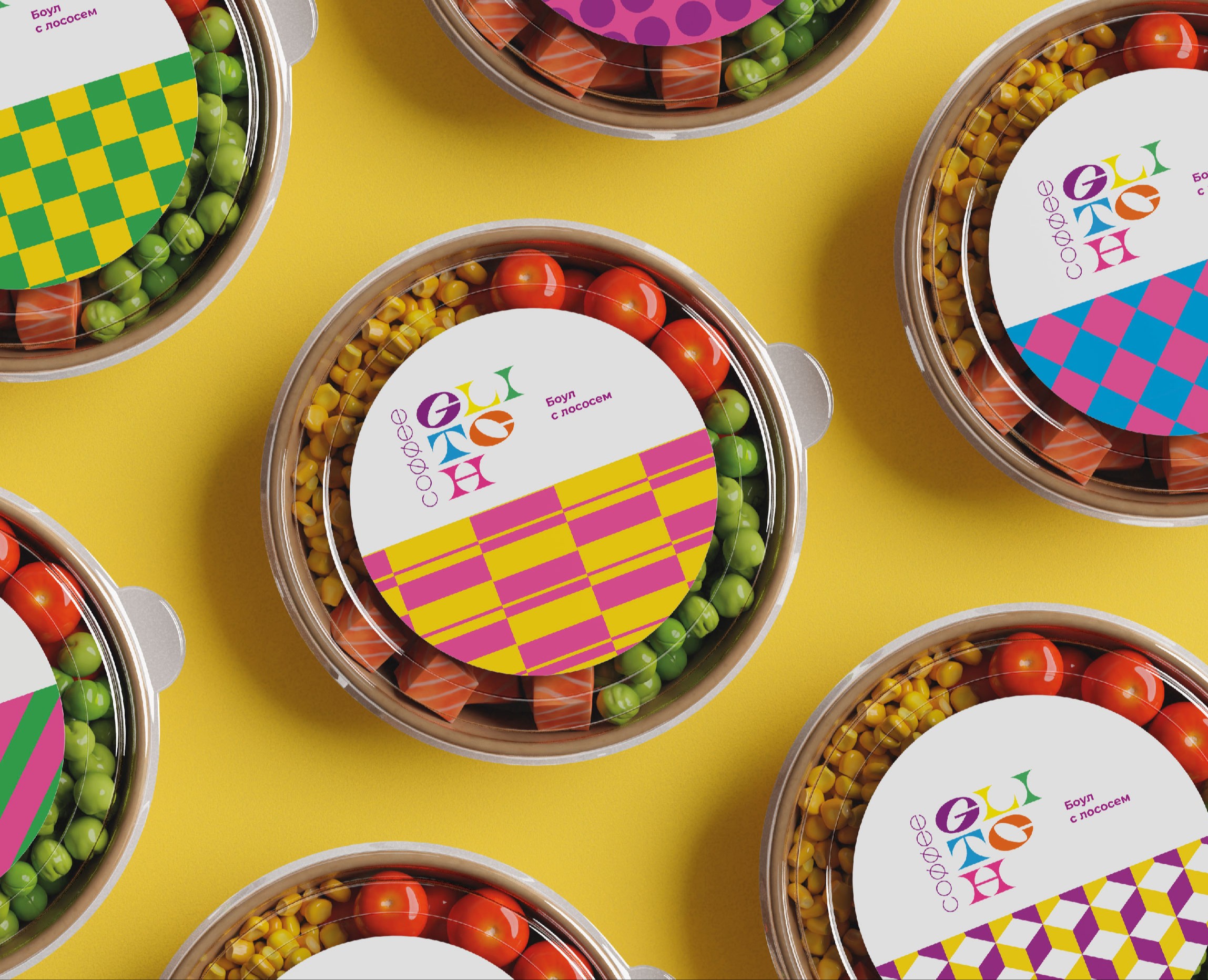 Фирменный стиль для бренда GLITCH на Dprofile