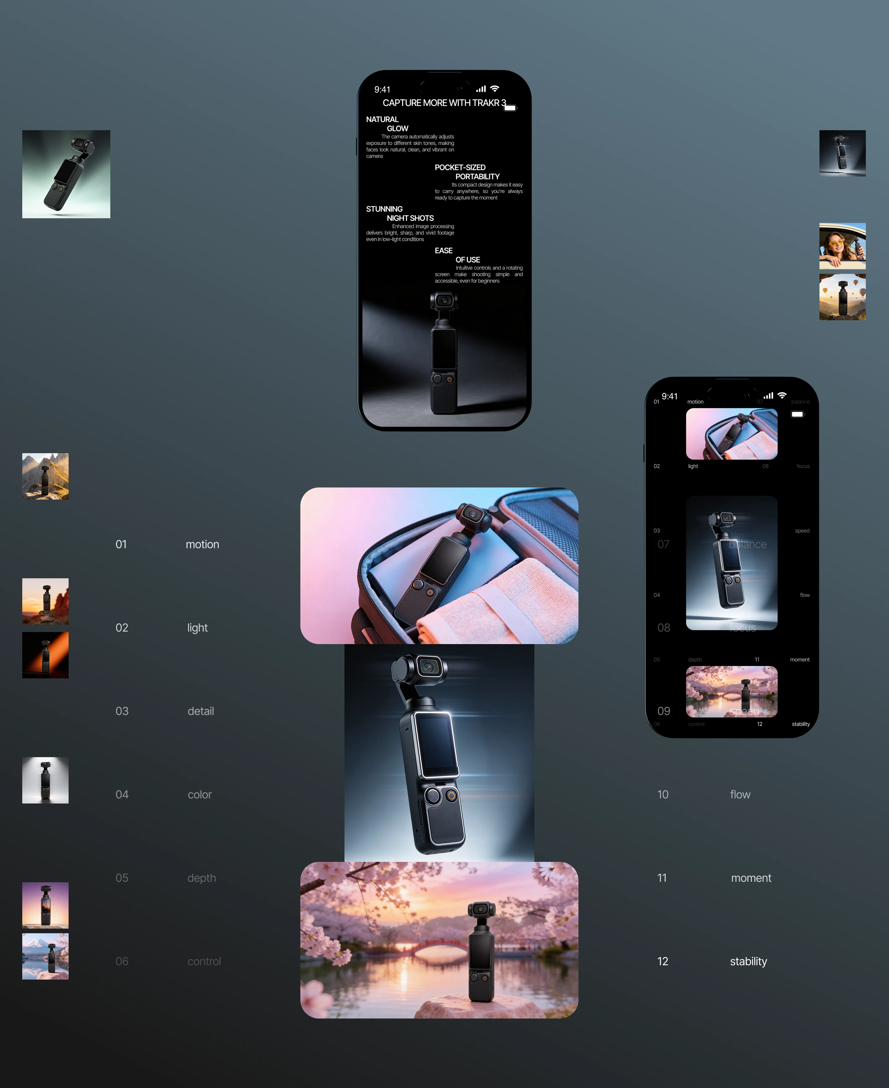 TRAKR 3 [Neural Photoshoot; PromoSite] — Изображение №8 — Интерфейсы, Нейро на Dprofile