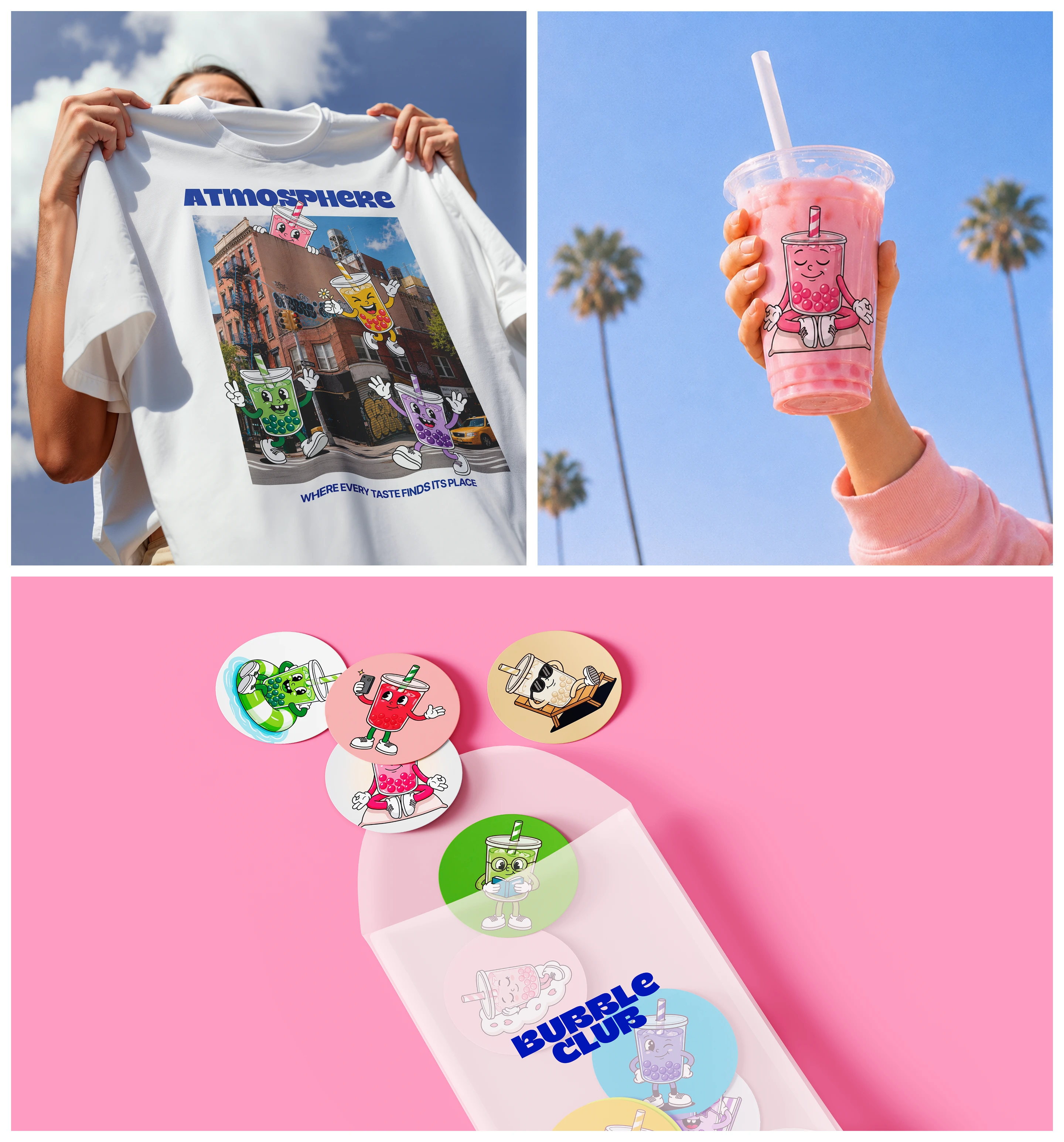 BubbleClub: Mascot Buddy [illustrations, branding] — Изображение №7 — Брендинг, Иллюстрация на Dprofile