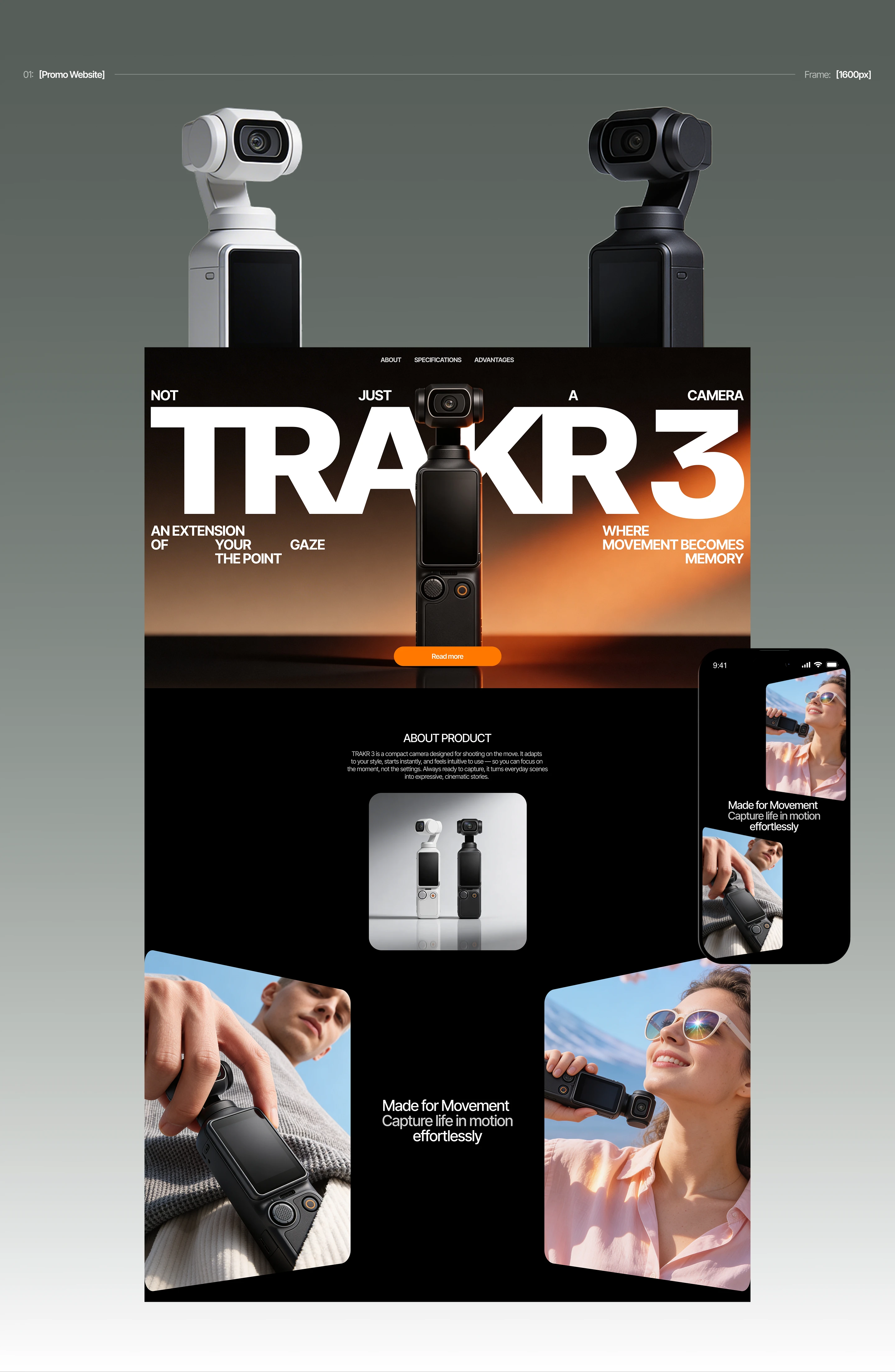 TRAKR 3 [Neural Photoshoot; PromoSite] — Изображение №5 — Интерфейсы, Нейро на Dprofile