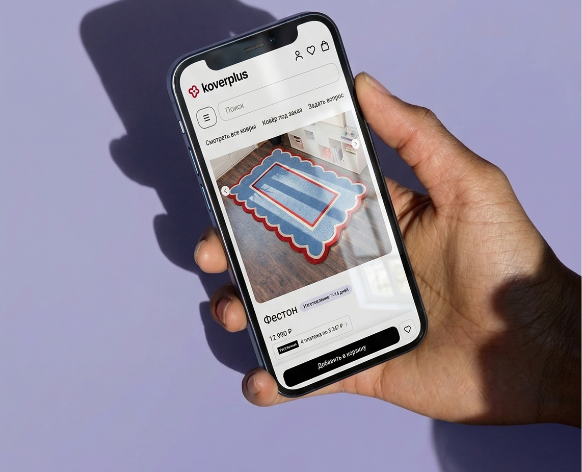 koverplus.ru / e-commerce / product redesign на Dprofile