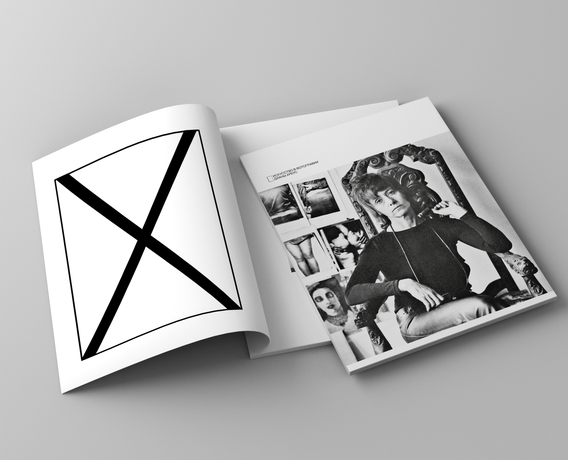 Верстка каталога про фотографа Диану Арбус — Графика на Dprofile