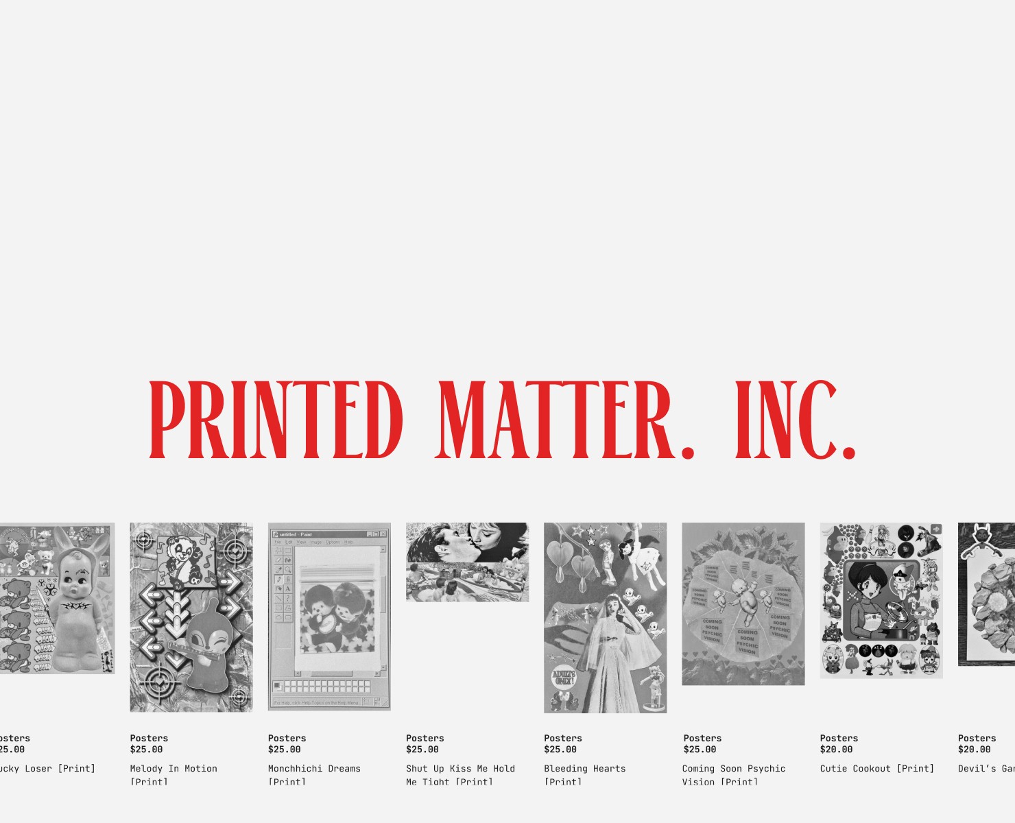 Редизайн сайта Printed Matter. Inc. — Интерфейсы, Брендинг на Dprofile