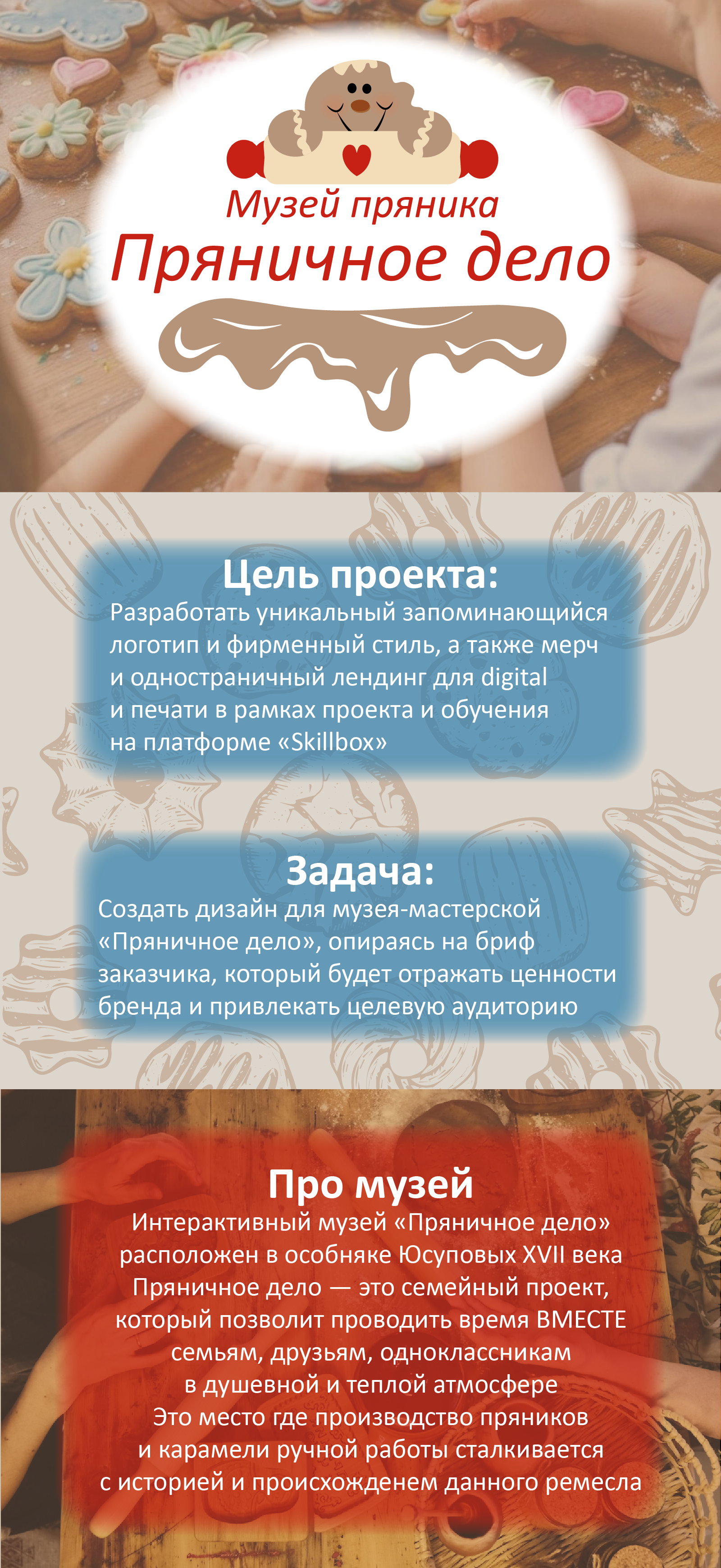 Айдентика для  музея-мастерской "Пряничное дело" — Изображение №1 — Брендинг на Dprofile