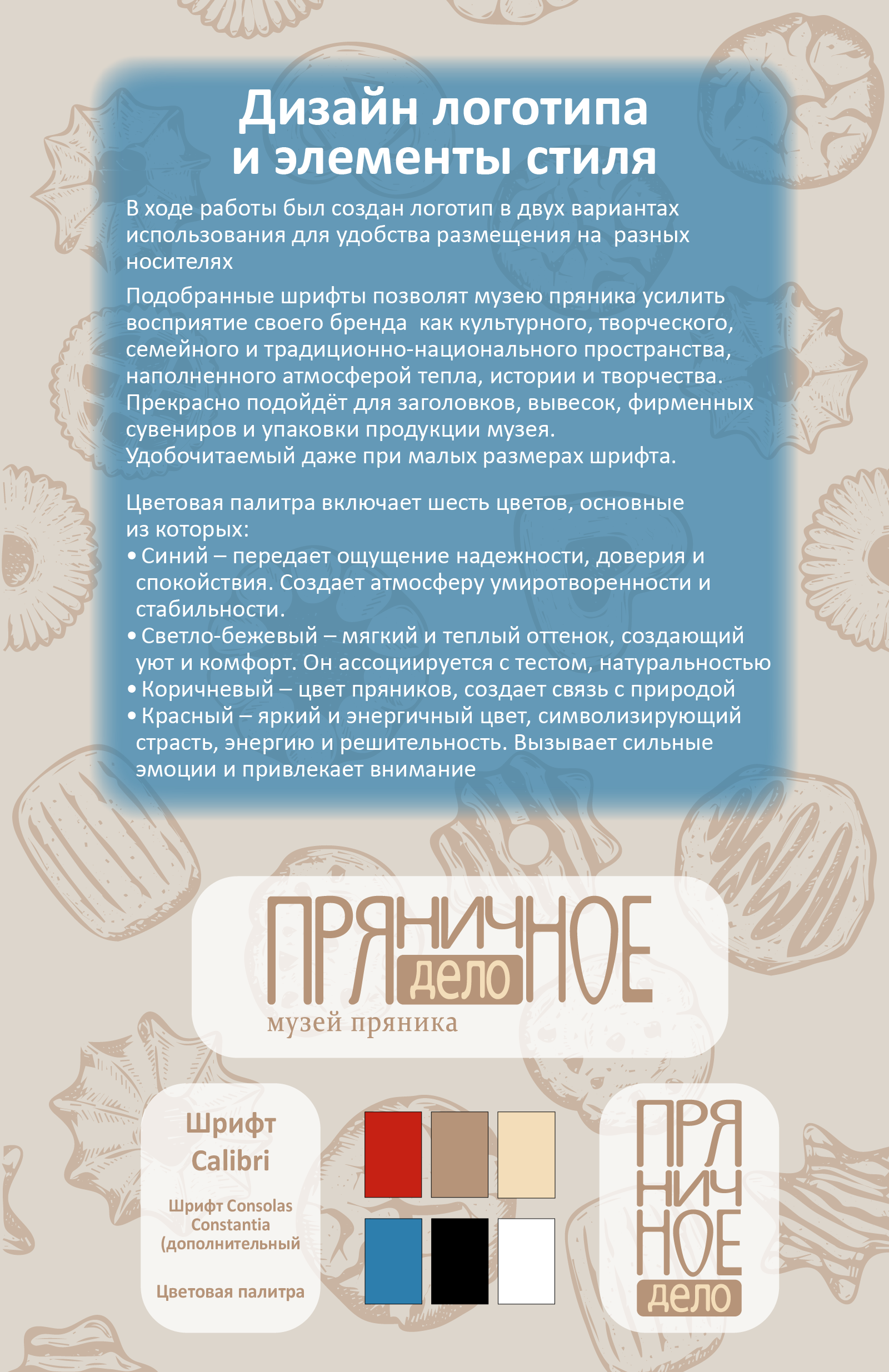 Айдентика для  музея-мастерской "Пряничное дело" — Изображение №2 — Брендинг на Dprofile