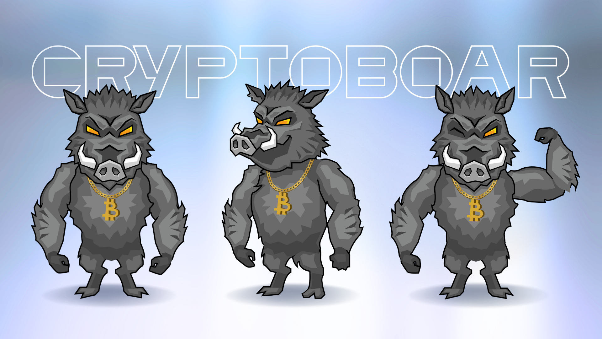Персонаж-маскот CryptoBoar — Изображение №3 — Иллюстрация на Dprofile