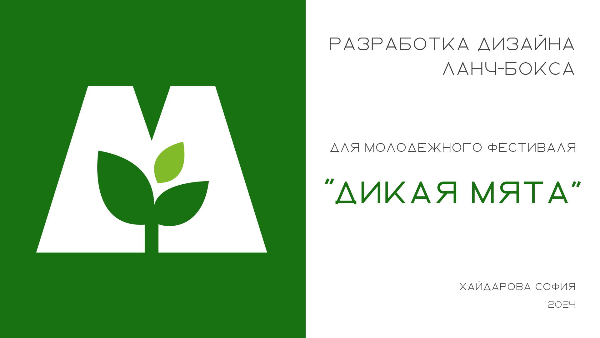 Дизайн ланч-бокса "Дикая мята" — Изображение №1 — Брендинг на Dprofile