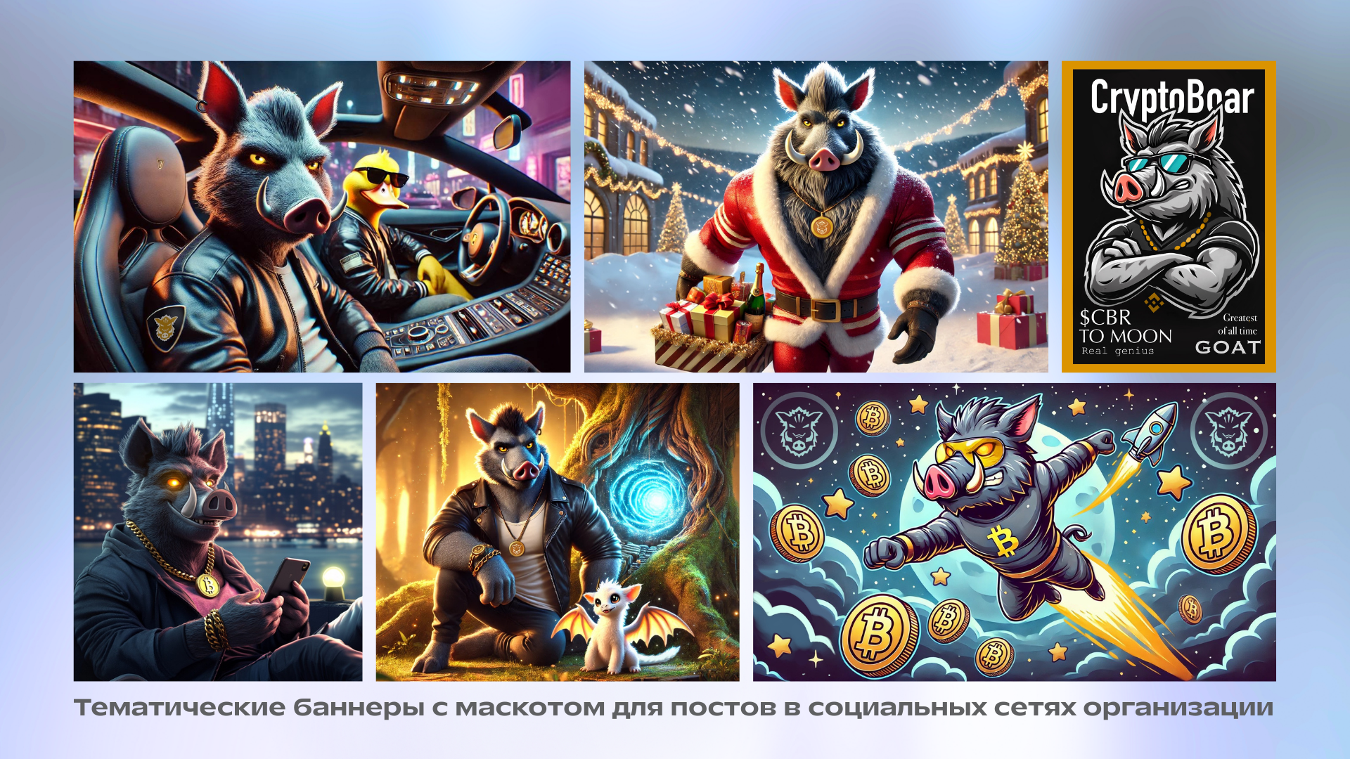 Персонаж-маскот CryptoBoar — Изображение №6 — Иллюстрация на Dprofile