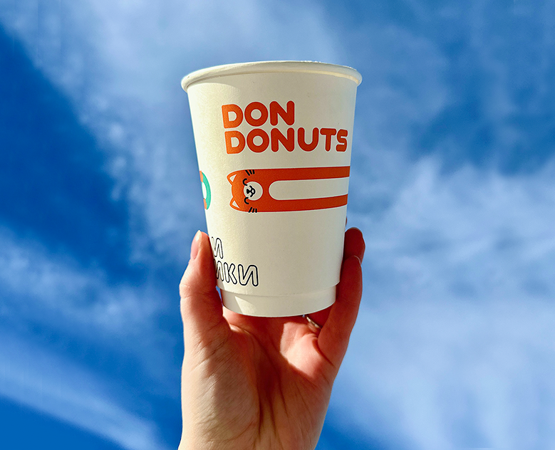 Кофейни DonDonuts — Брендинг на Dprofile