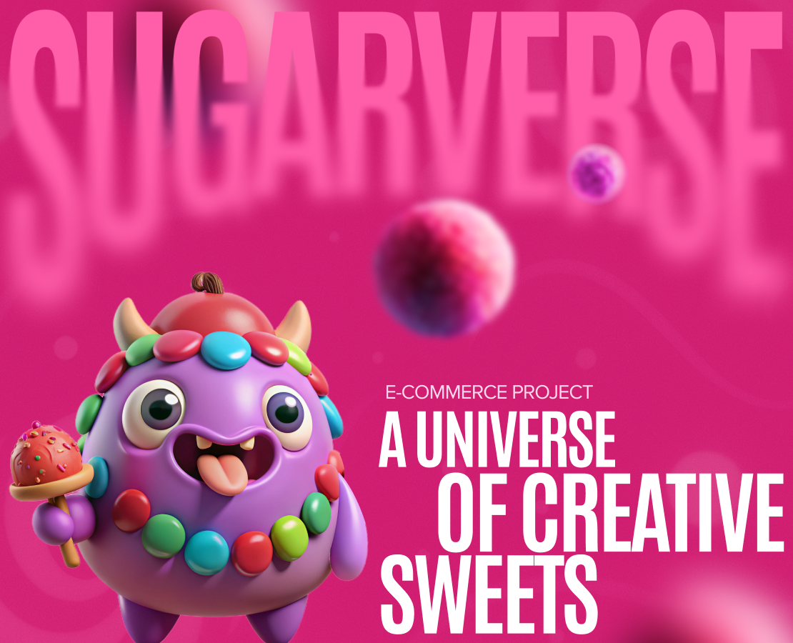 SUGARVERSE | E-commerce — Брендинг, Иллюстрация на Dprofile