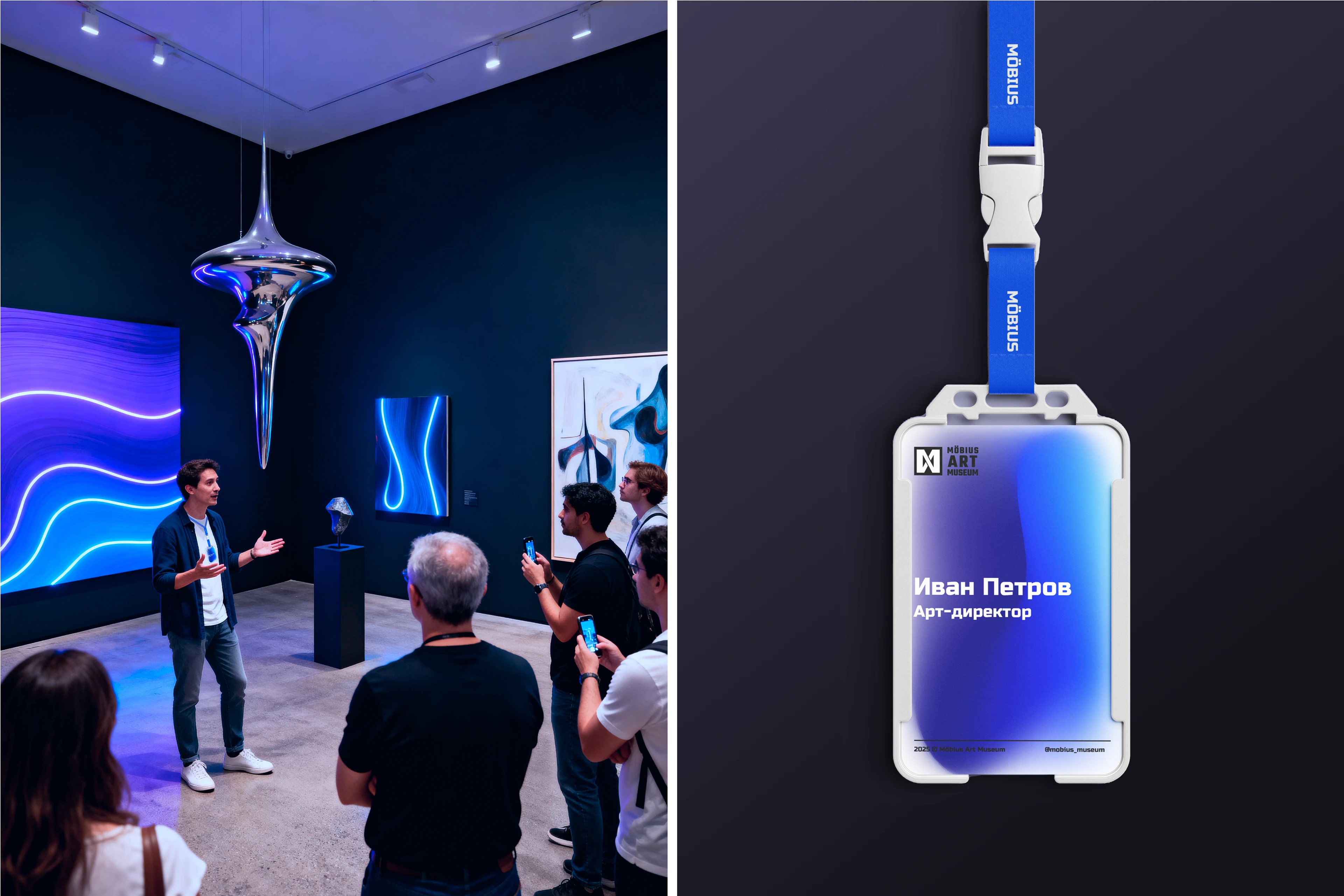 Möbius Art Museum — Visual Identity — Изображение №5 — Брендинг, Графика на Dprofile