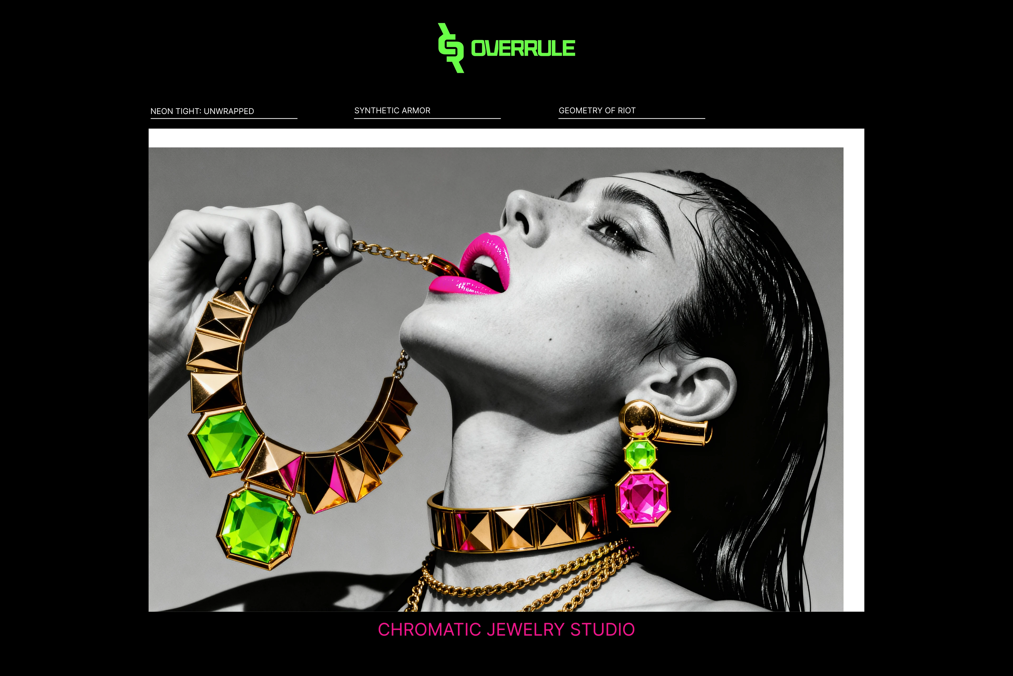 OVERRULE: Brand Identity for a Jewelry Manifesto — Изображение №1 — Брендинг на Dprofile