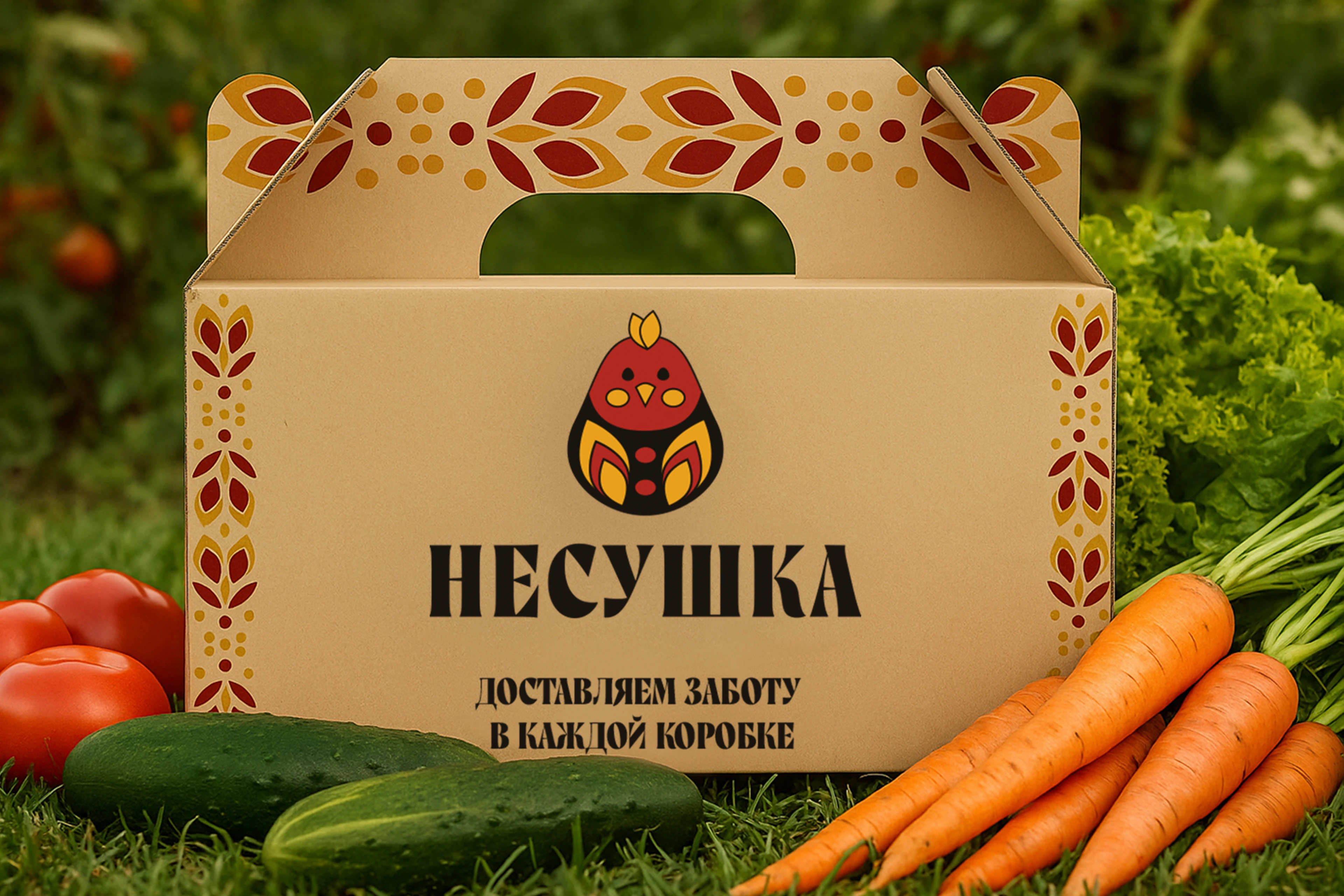 Несушка — фирменный стиль фермерской доставки — Изображение №12 — Брендинг, Графика на Dprofile