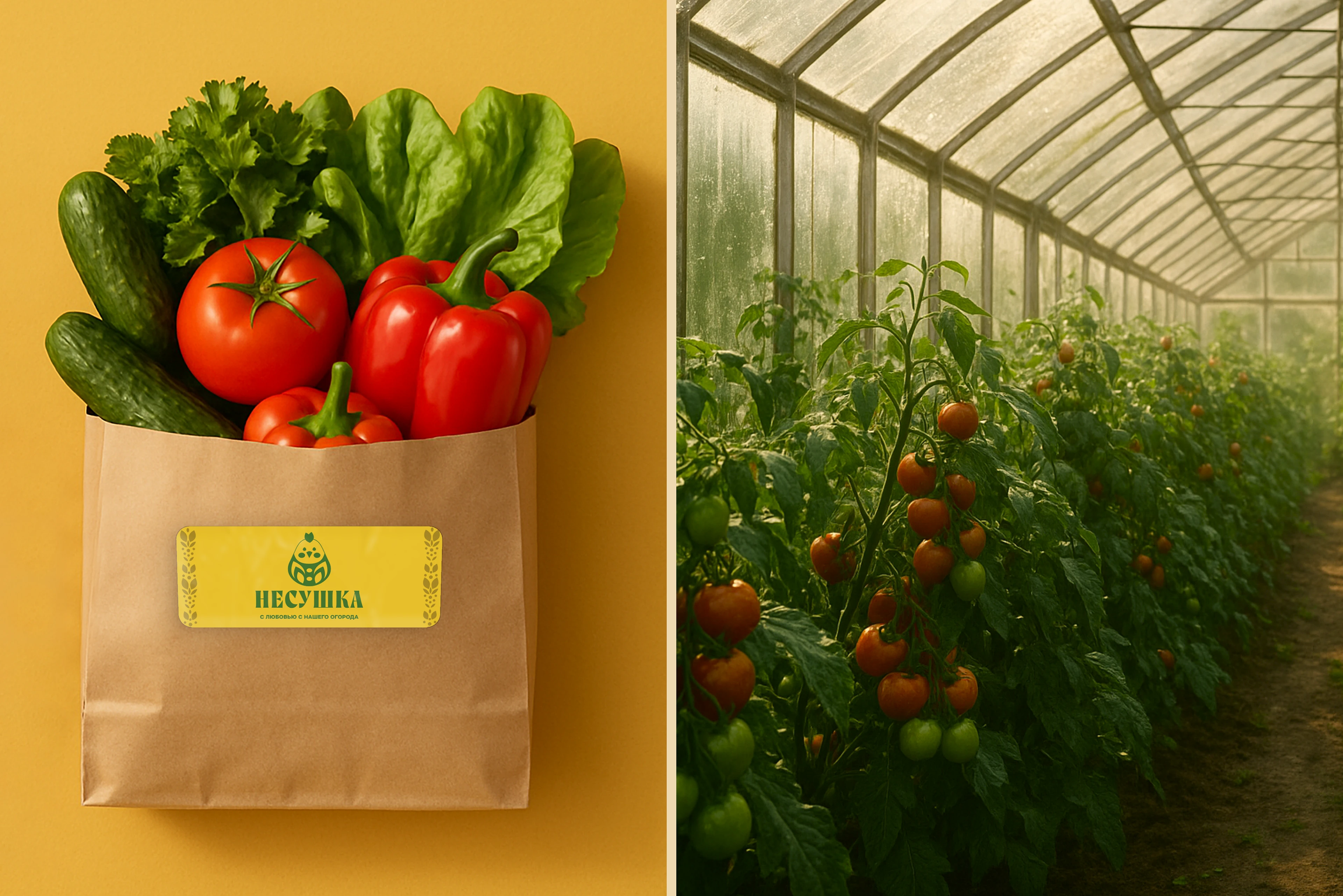 Несушка — фирменный стиль фермерской доставки — Изображение №6 — Брендинг, Графика на Dprofile